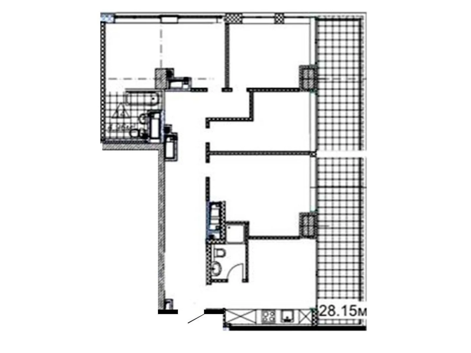 Продается 5-комнатная квартира 110.9 кв. м в Днепре, цена: 164132 $