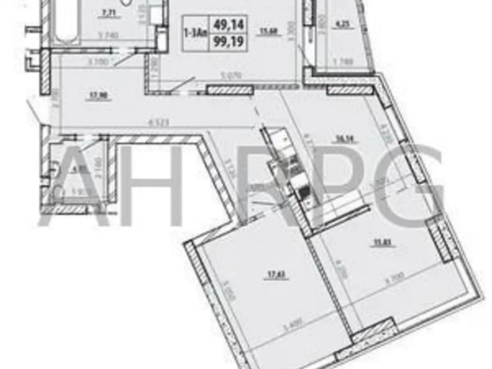 Продается 3-комнатная квартира 103 кв. м в Киеве, ул. Евгения Маланюка(Сагайдака), 101 - фото 1