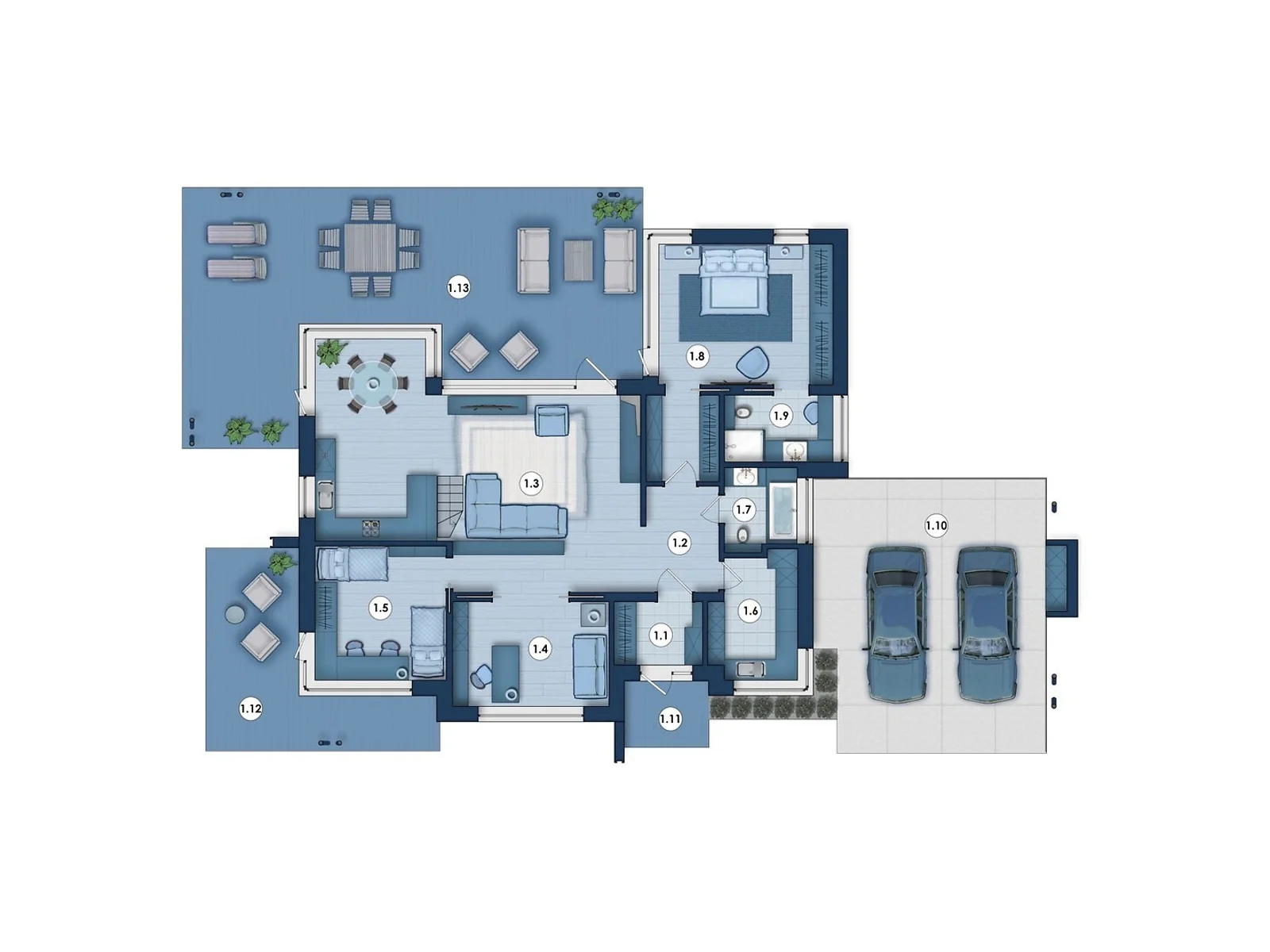 Продается одноэтажный дом 195 кв. м с мебелью, цена: 465000 $ - фото 1