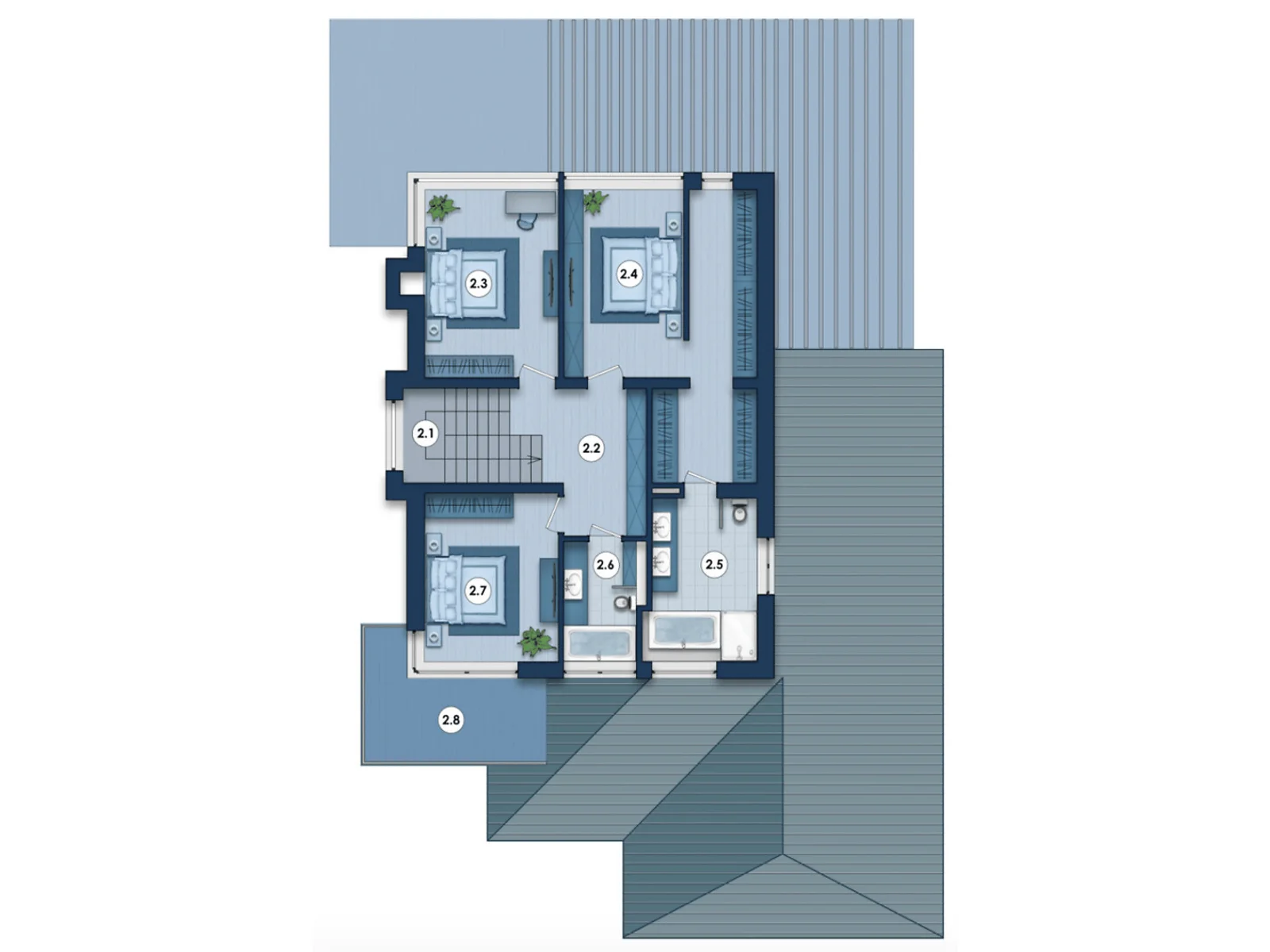 Продается дом на 2 этажа 248 кв. м с подвалом, цена: 535000 $ - фото 1