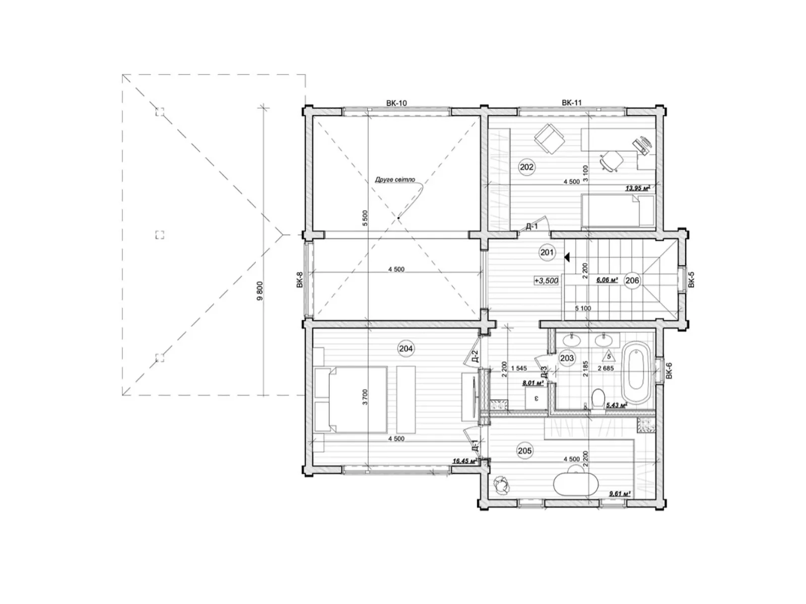 Продается дом на 2 этажа 152 кв. м с беседкой - фото 3