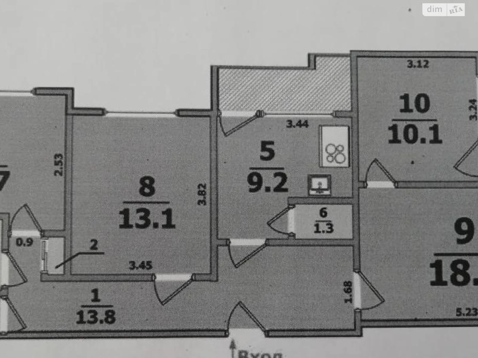 Продается 4-комнатная квартира 82 кв. м в Харькове, ул. Леся Сердюка, 18