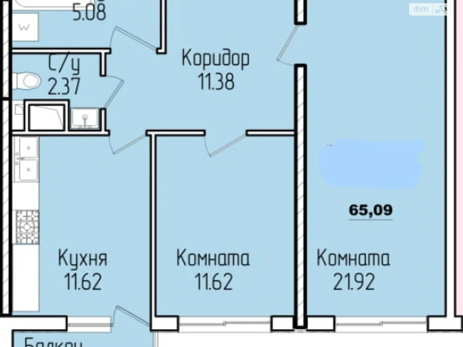 Продается 2-комнатная квартира 65 кв. м в Одессе, ул. Генуэзская, 3Г