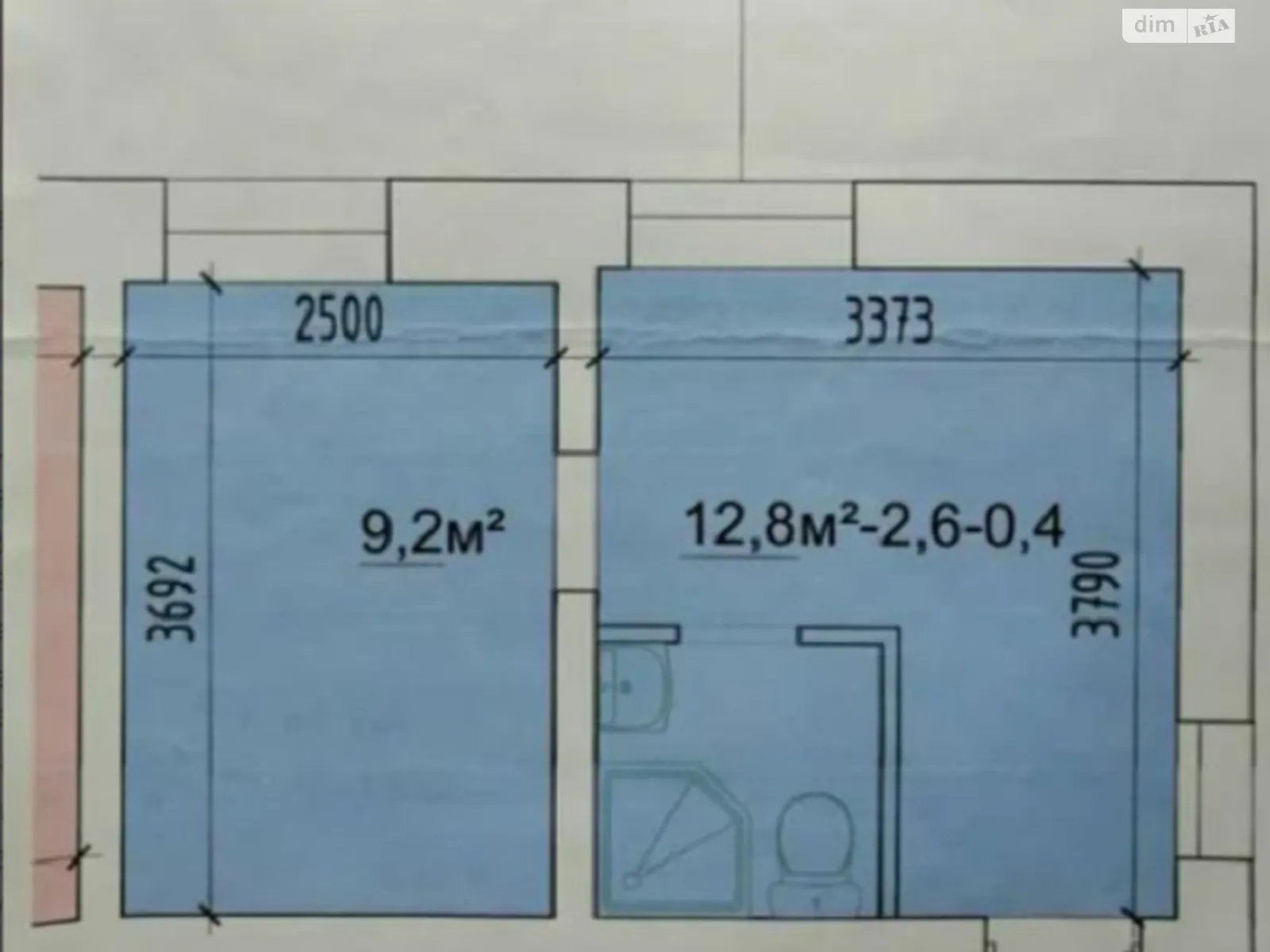 Продается 1-комнатная квартира 22 кв. м в Одессе, цена: 21000 $