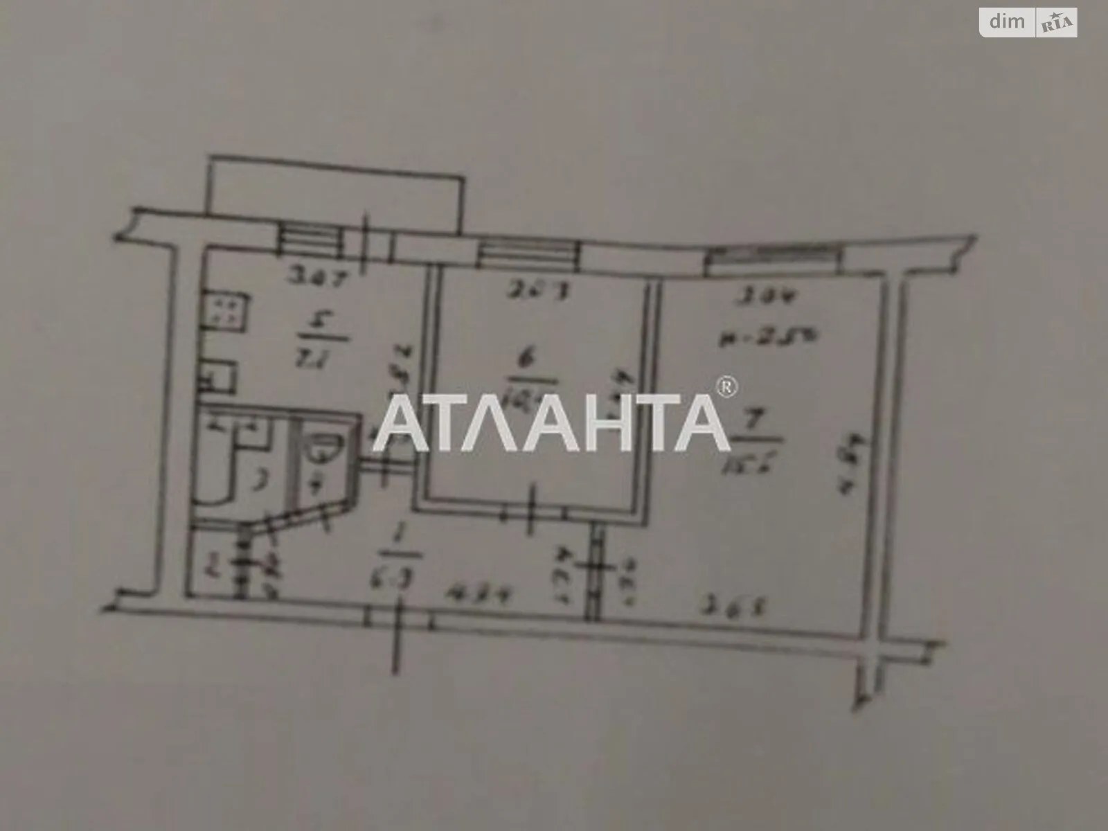 Продається 2-кімнатна квартира 45 кв. м у Одесі, вул. Марсельська - фото 1