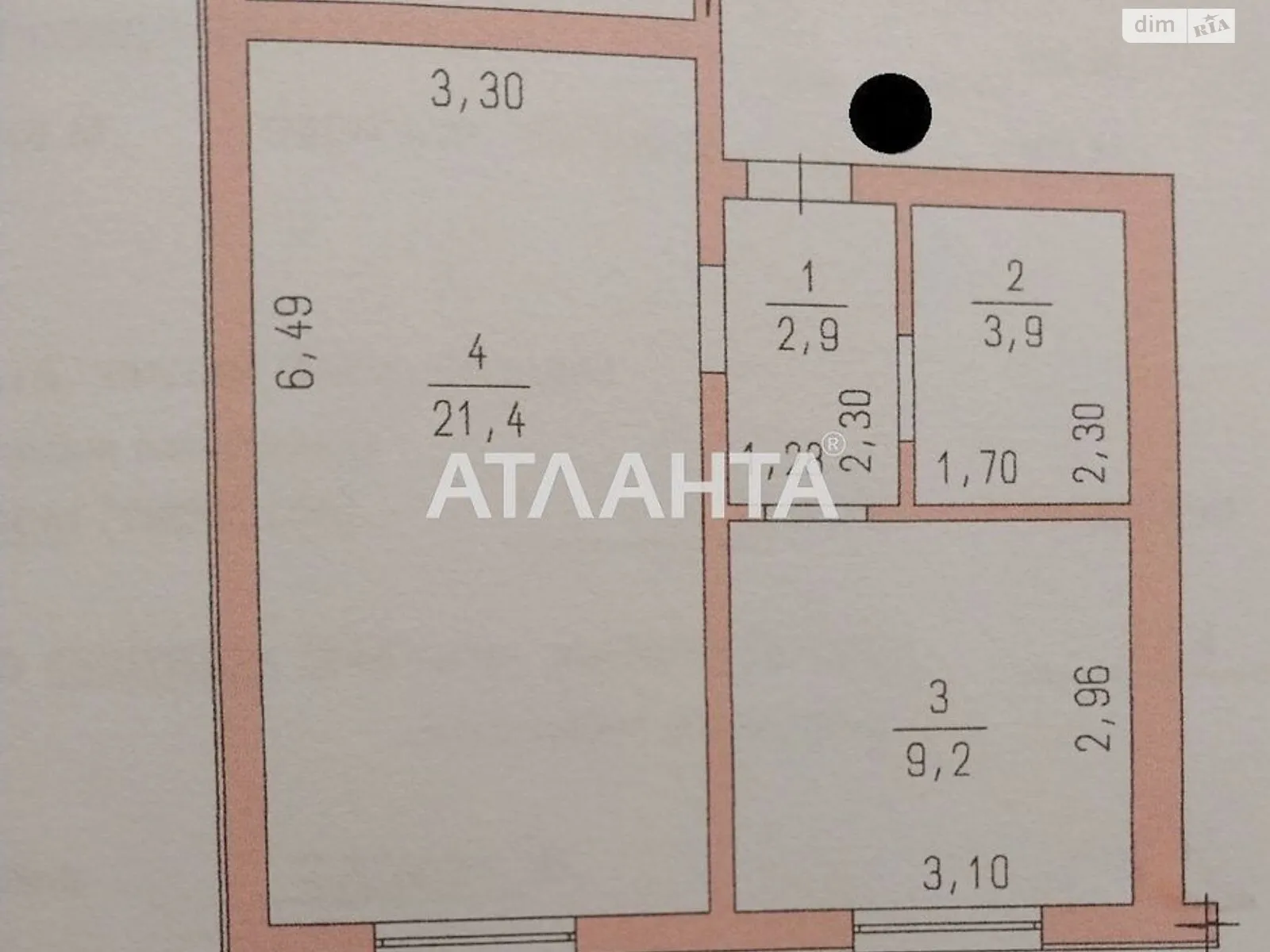 Продается 1-комнатная квартира 38 кв. м в Таирово, ул. Трамвайная - фото 1