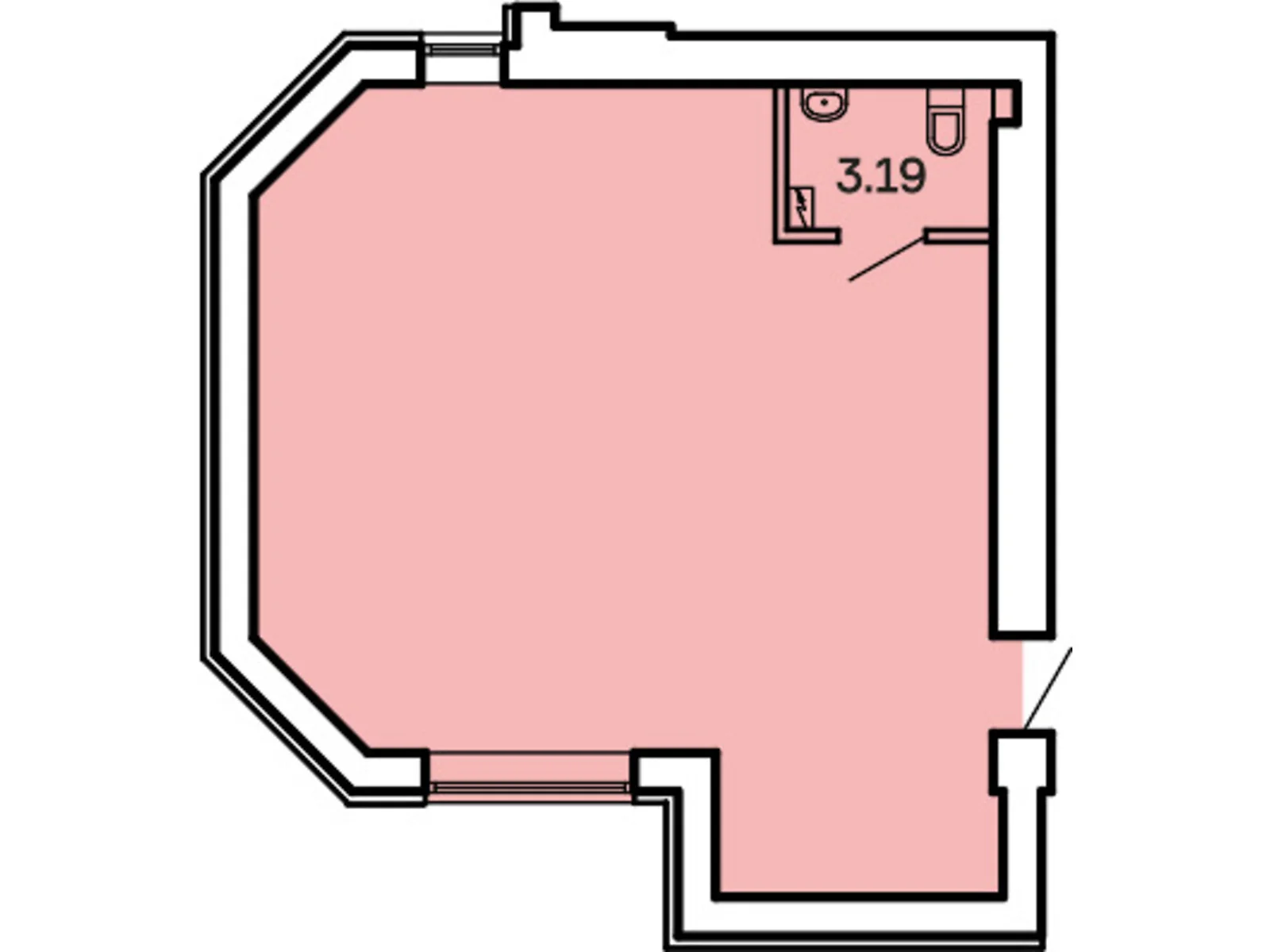 Продается офис 55.74 кв. м в бизнес-центре, цена: 39116 $