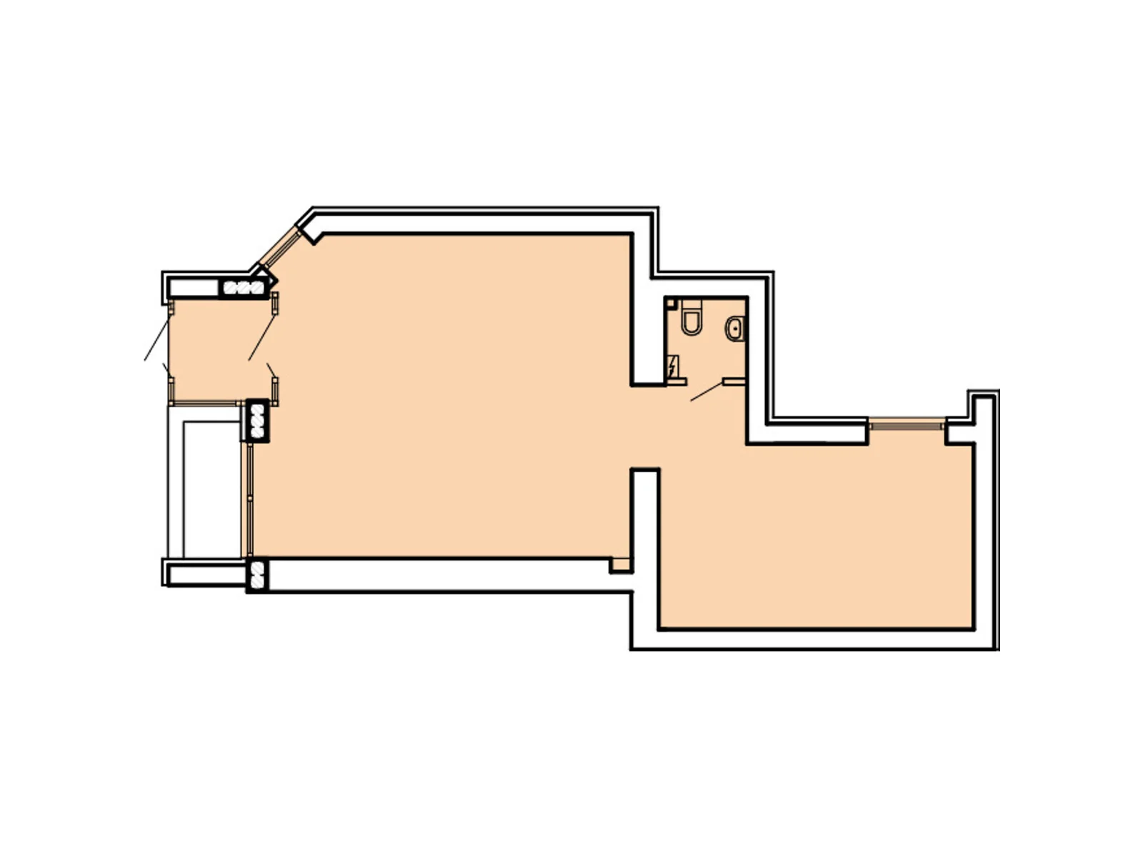 Продается офис 71.05 кв. м в бизнес-центре, цена: 71228 $