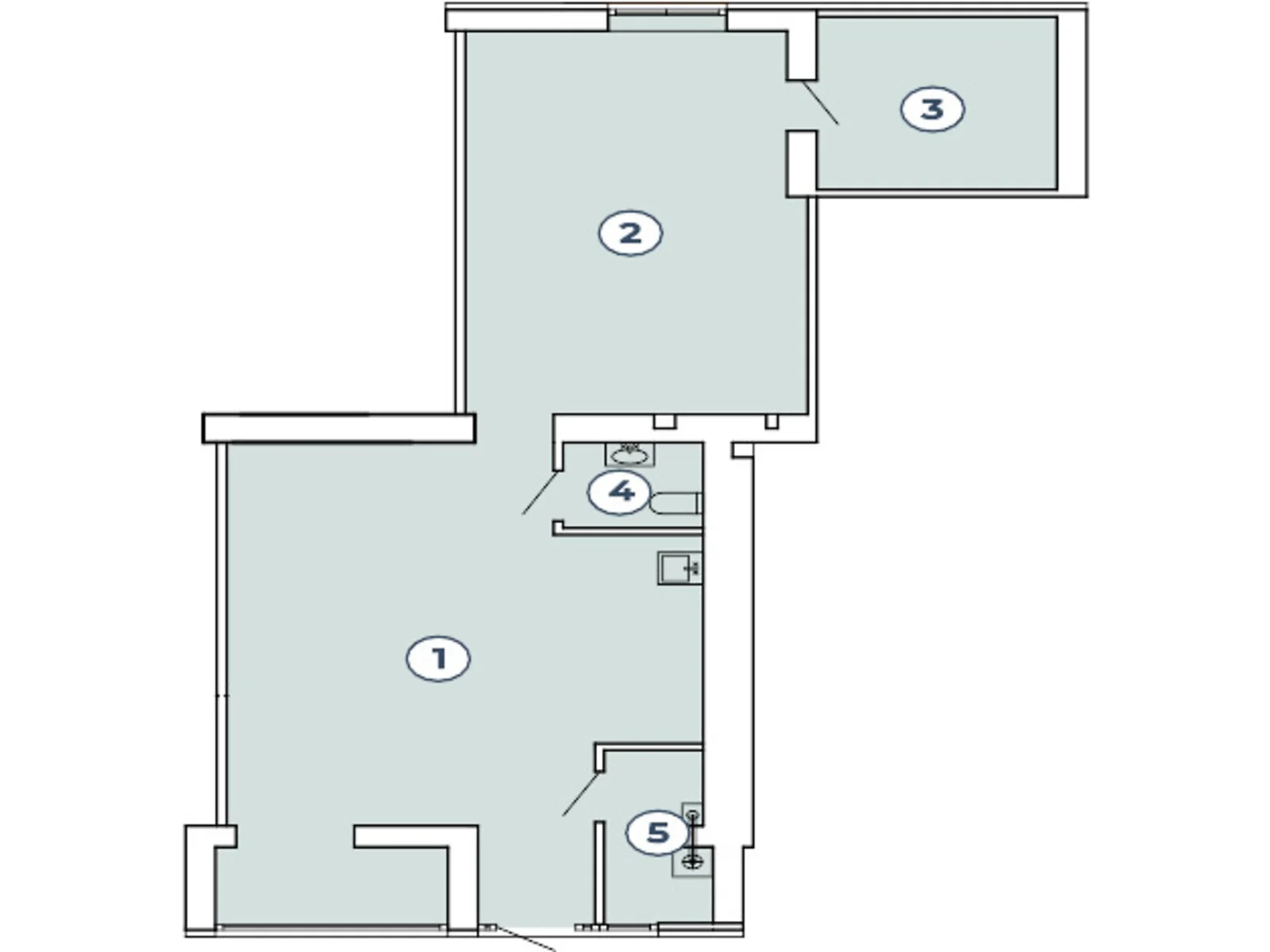 Продается офис 86.78 кв. м в бизнес-центре, цена: 84457 $ - фото 1