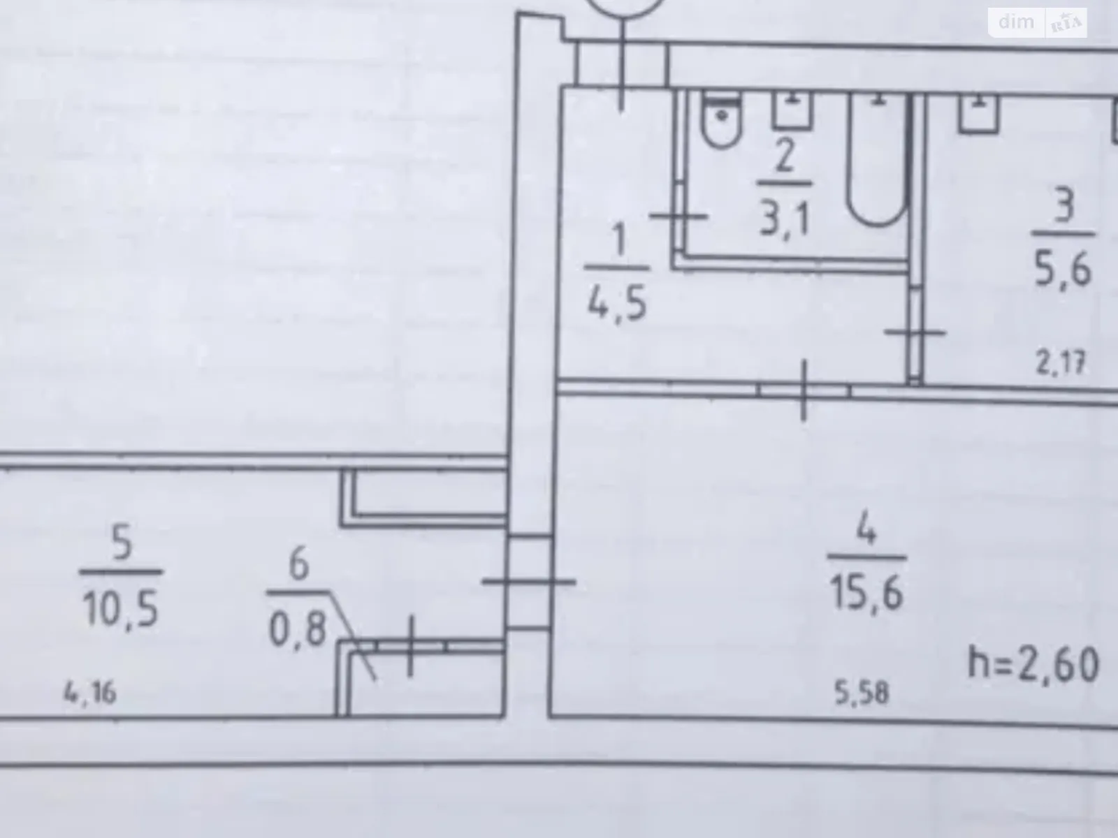 Продається 2-кімнатна квартира 41 кв. м у Кривому Розі, цена: 8000 $