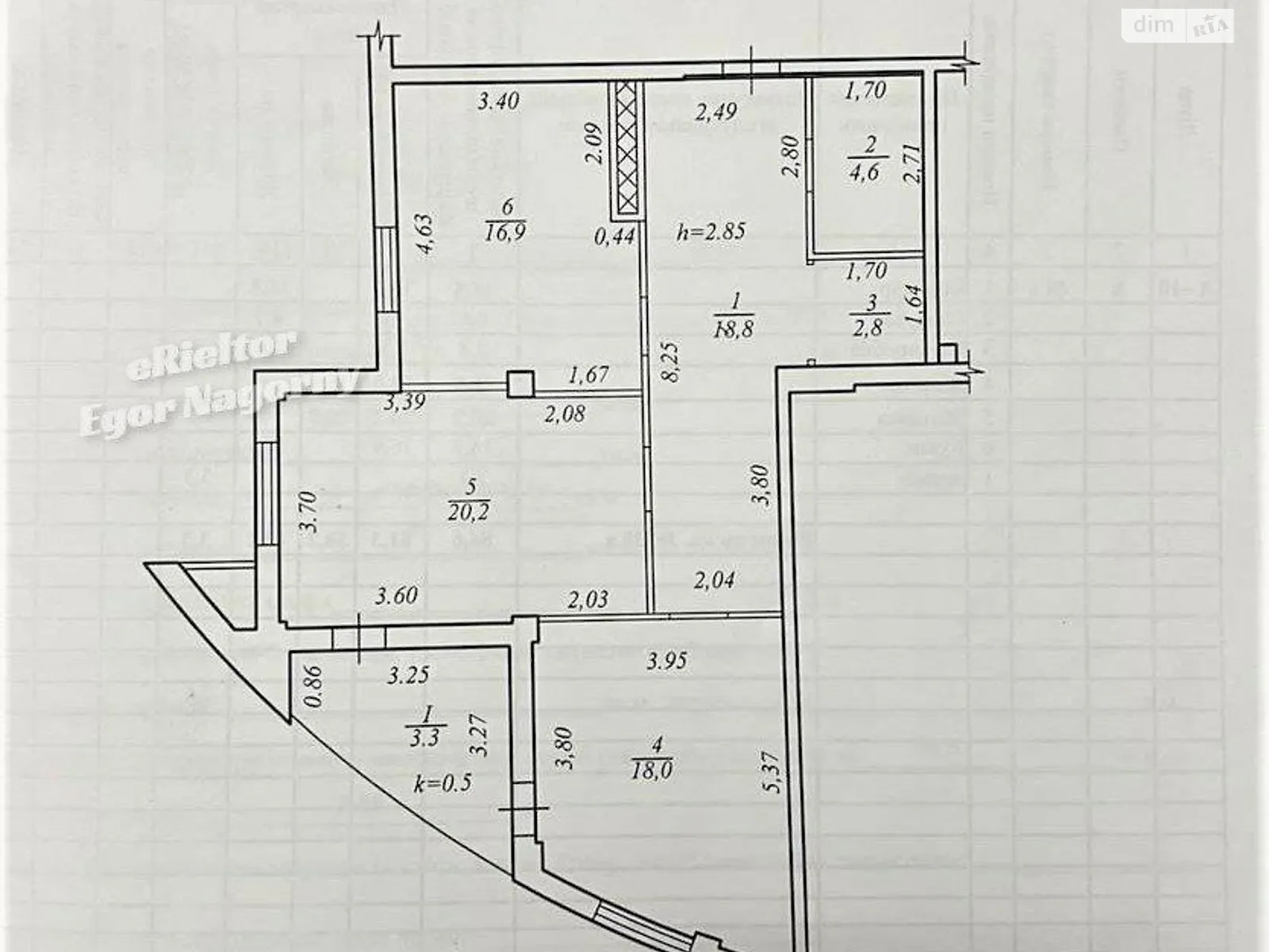 Продается 2-комнатная квартира 85 кв. м в Днепре, ул. Полигонная(Погребняка), 10Д - фото 1