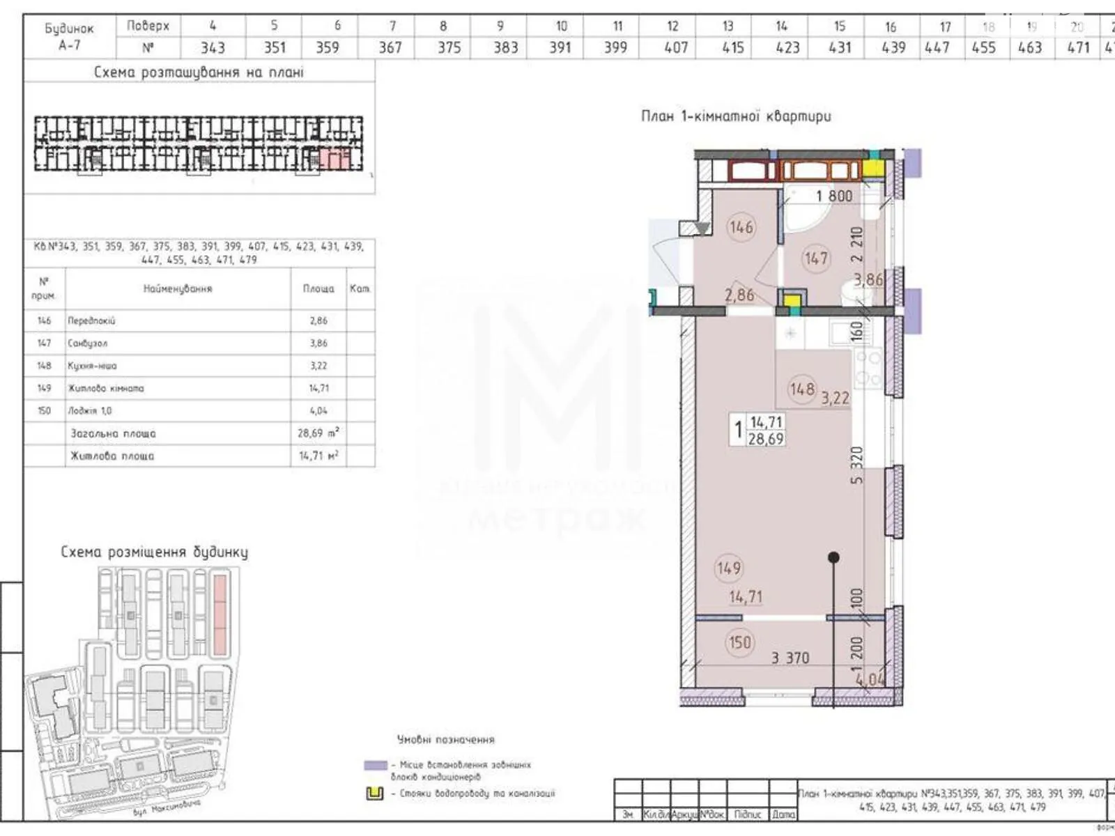 Продается 1-комнатная квартира 41 кв. м в Киеве, ул. Михаила Максимовича, 24