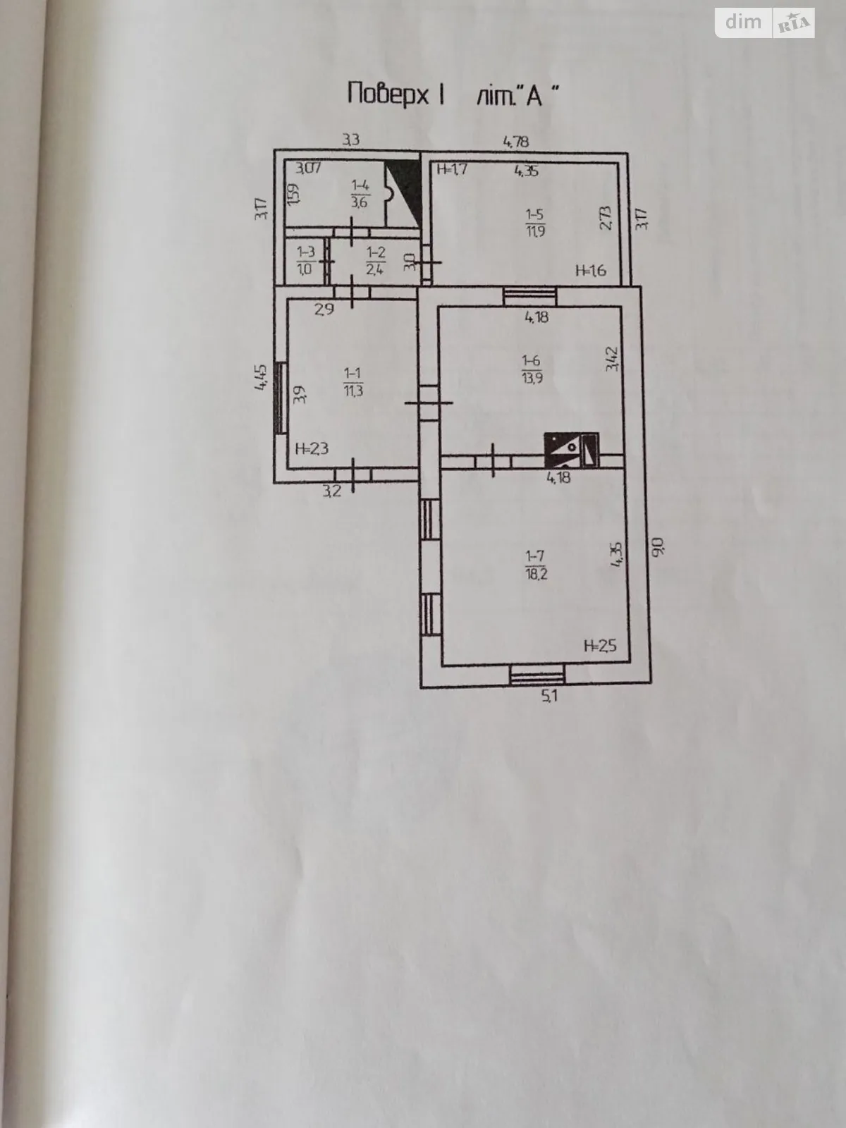 Продается одноэтажный дом 62 кв. м с бассейном, цена: 15000 $