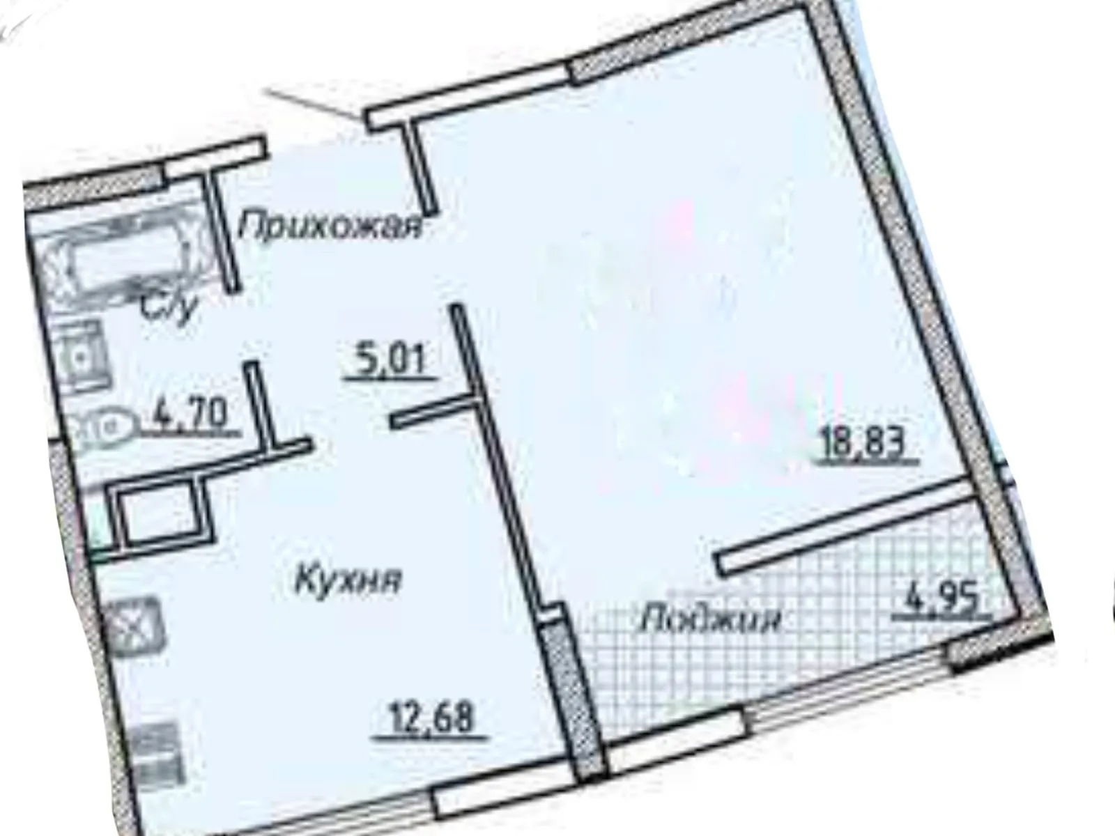 Продается 1-комнатная квартира 47 кв. м в Одессе, ул. Каманина, 16А - фото 1