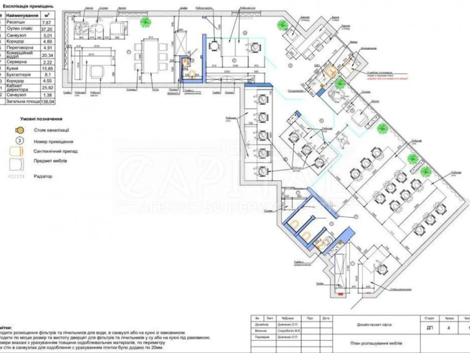 Продається офіс 143 кв. м в бізнес-центрі, цена: 250000 $