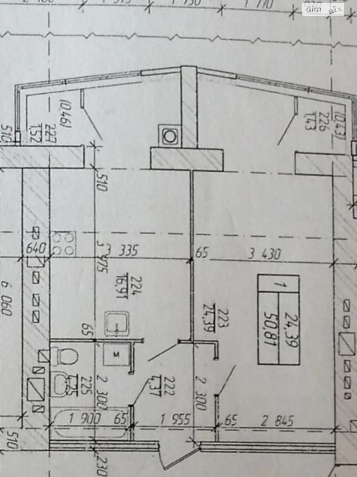 Продается 1-комнатная квартира 51 кв. м в Хмельницком, вул. Степана Бандеры