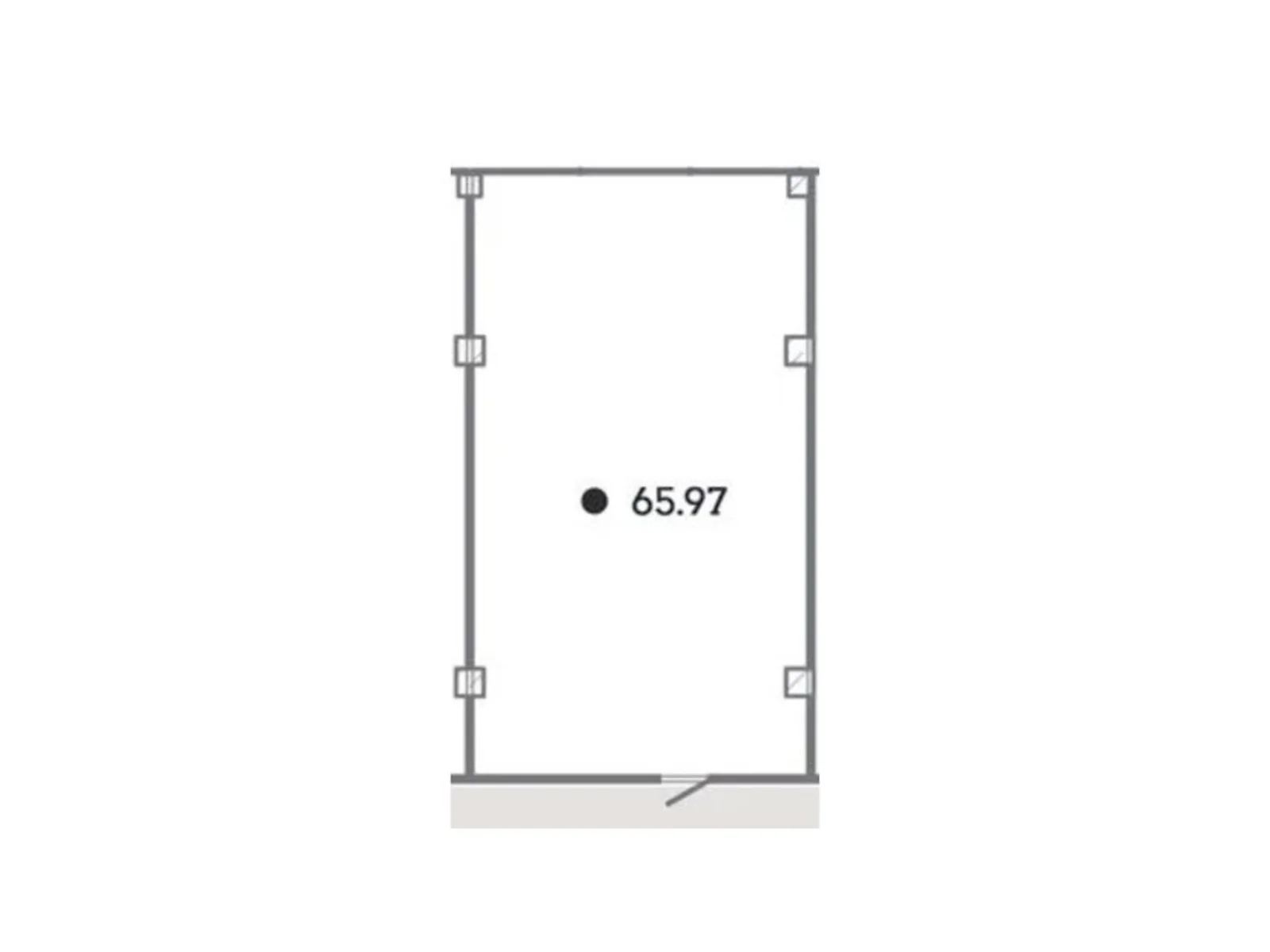 Продается офис 65.97 кв. м в бизнес-центре, цена: 62671 $ - фото 1