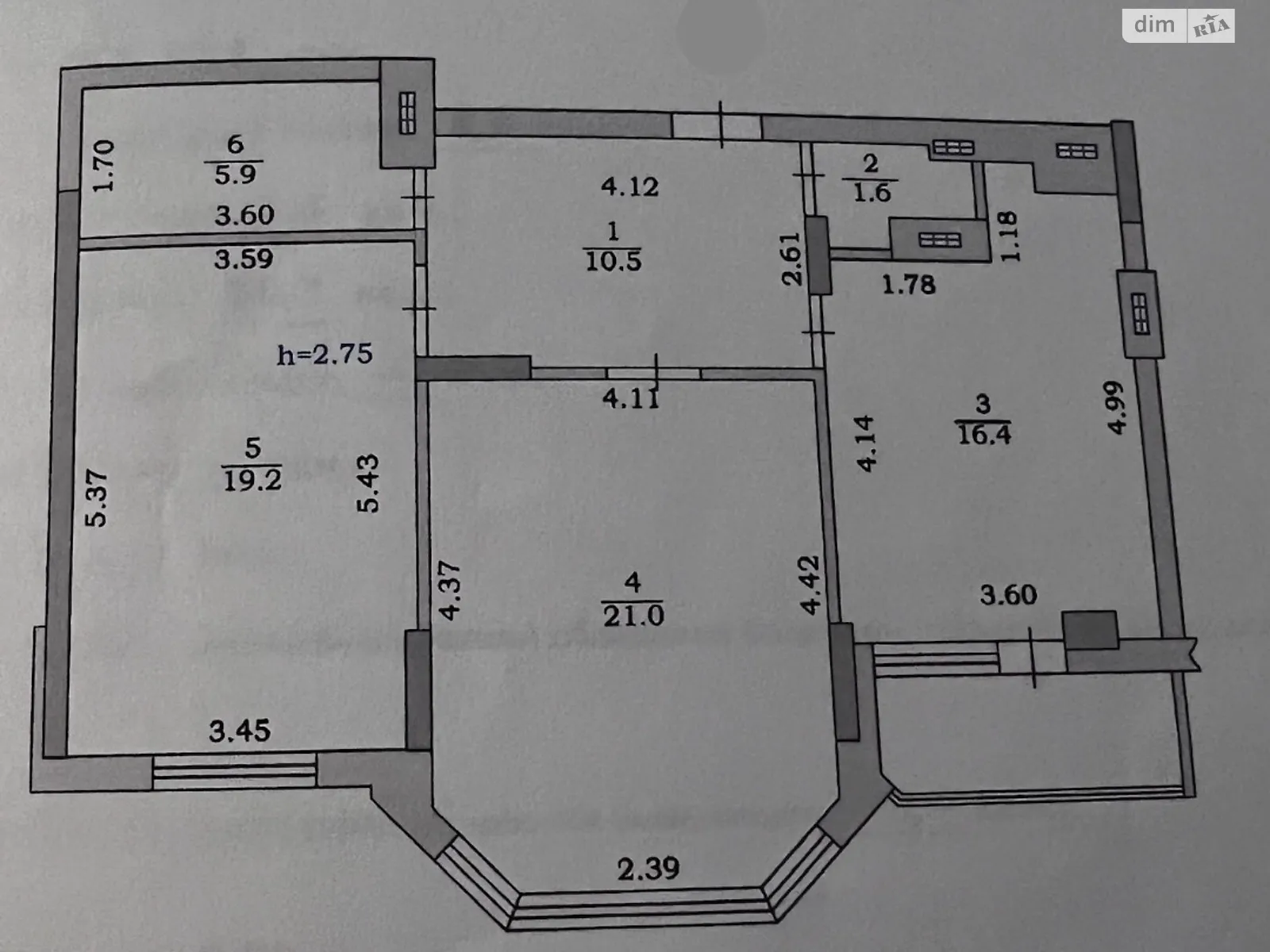 Продается 2-комнатная квартира 78 кв. м в Черноморске, ул. Парусная - фото 1