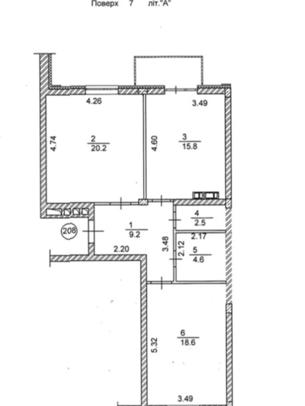 Продається 2-кімнатна квартира 72 кв. м у Броварах, цена: 56000 $