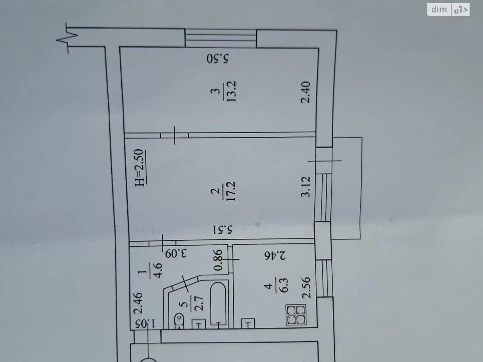 Продается 2-комнатная квартира 42 кв. м в Харькове, ул. Тобольская, 35