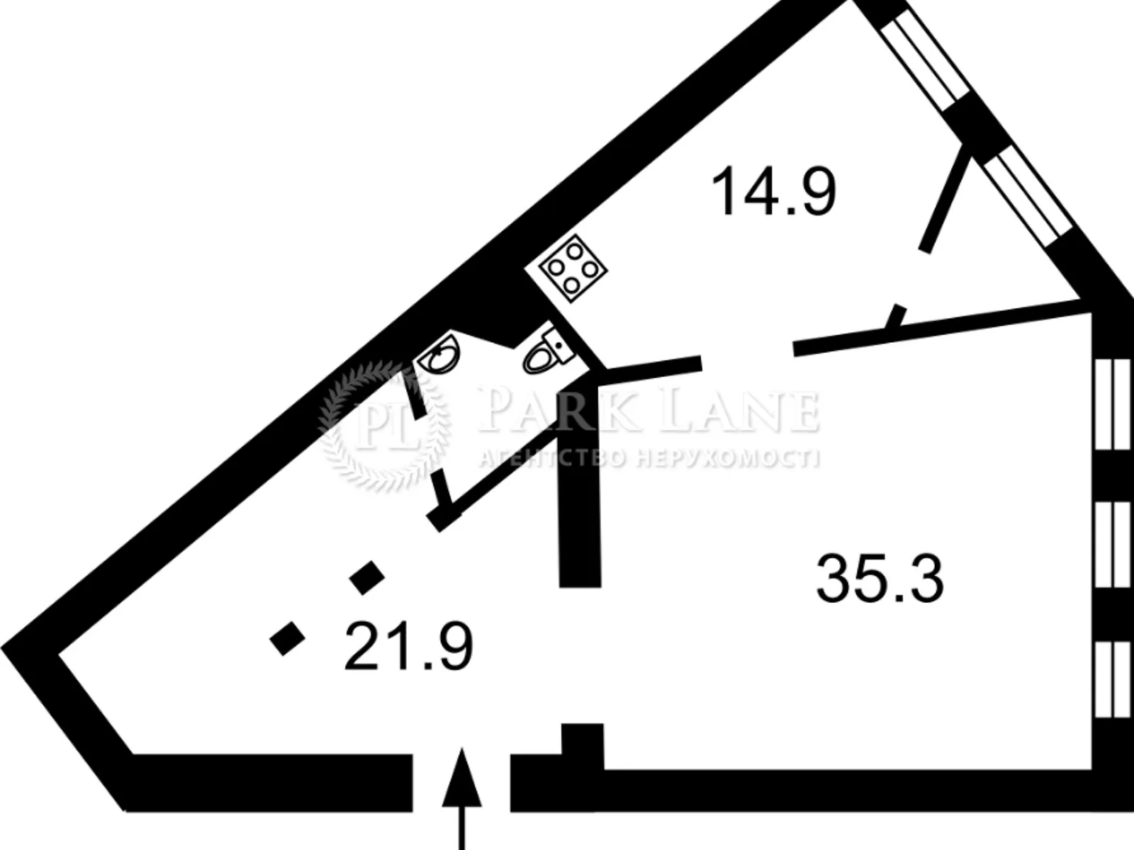 Продается помещения свободного назначения 79 кв. м в 5-этажном здании - фото 2