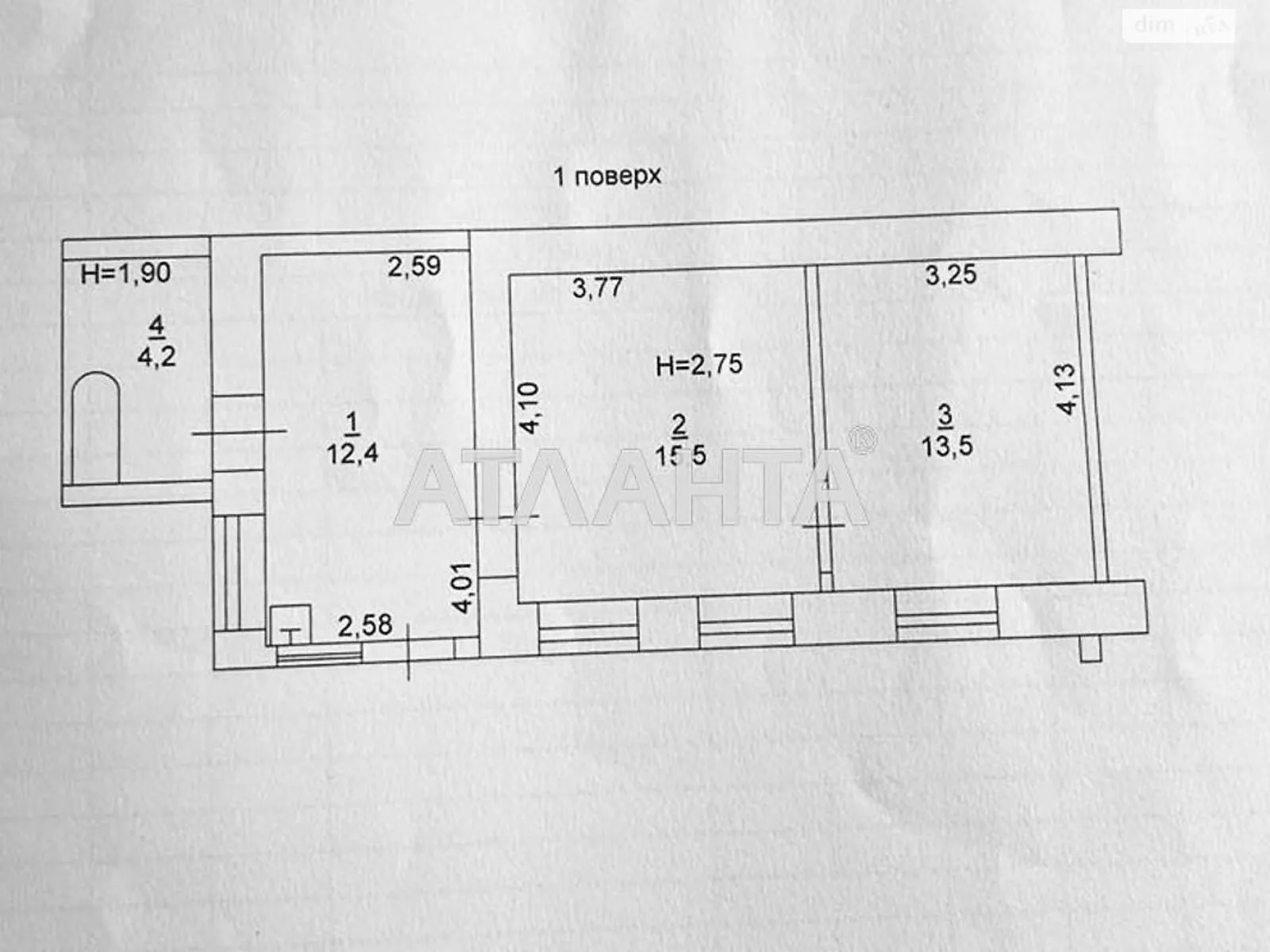 Продается одноэтажный дом 46 кв. м с террасой, цена: 45000 $ - фото 1