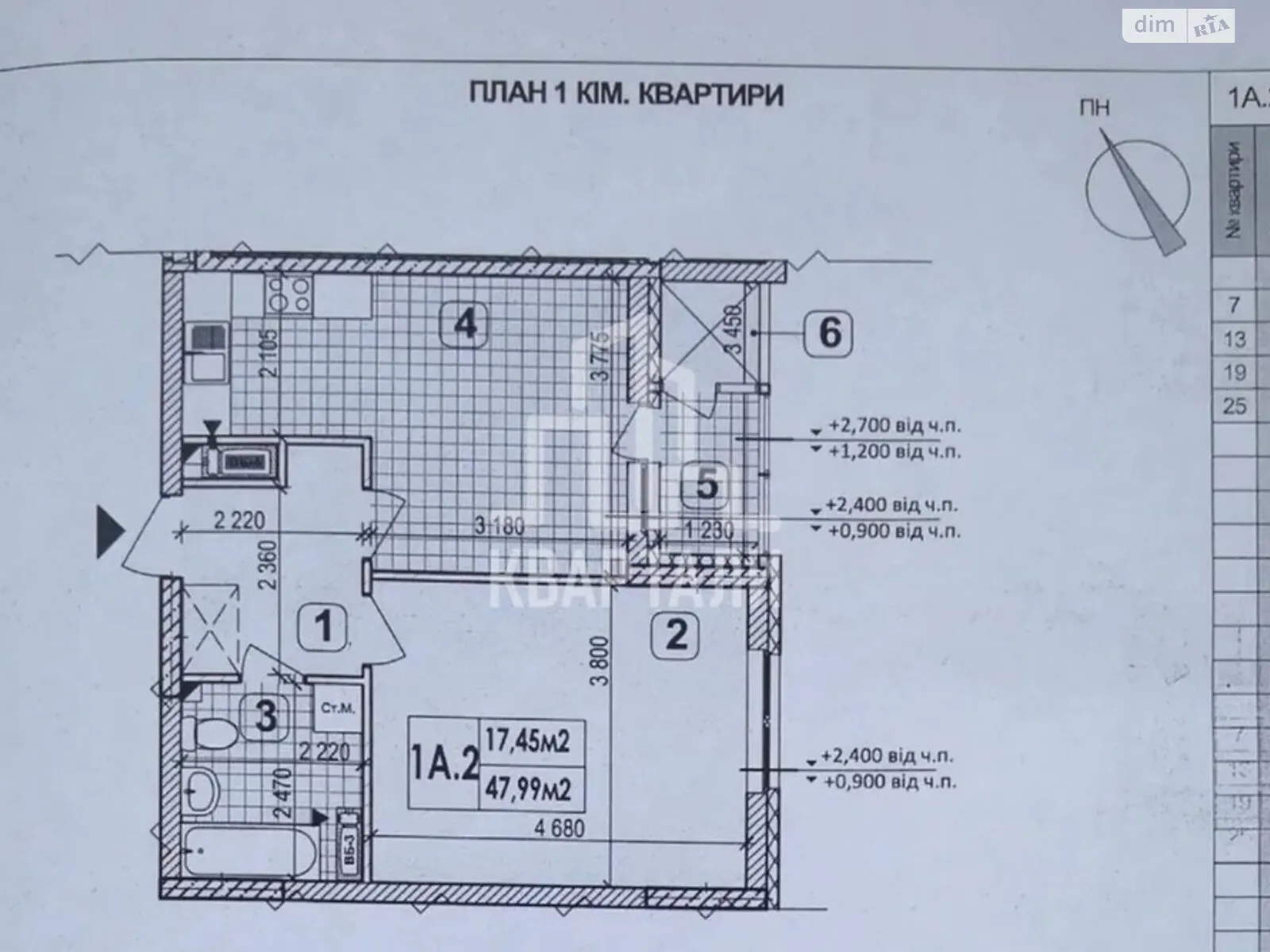 Продается 1-комнатная квартира 48 кв. м в Киеве, ул. Ивана Выговского(Маршала Гречко), 10