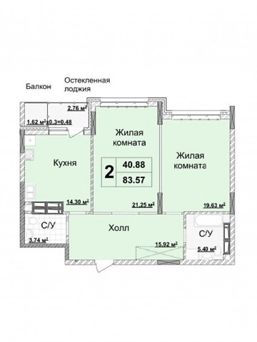 Продається 2-кімнатна квартира 84 кв. м у Києві, вул. Драгомирова