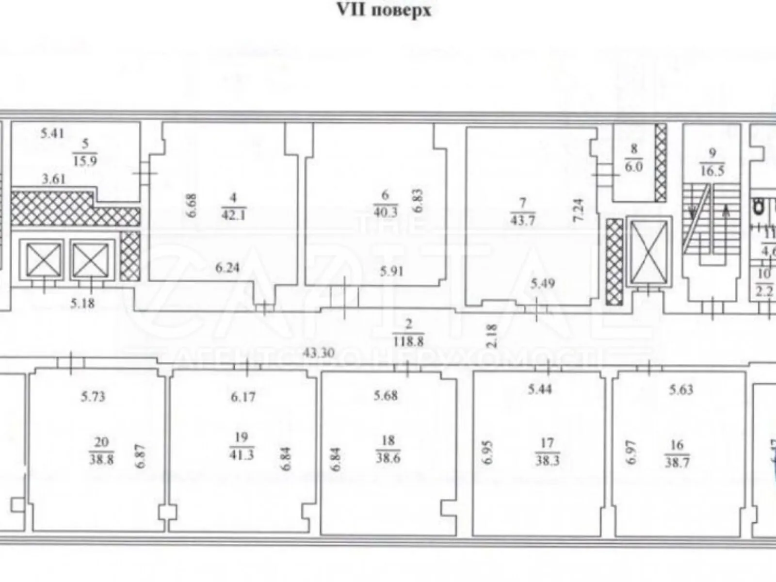 Сдается в аренду офис 635 кв. м в бизнес-центре, цена: 5000 $