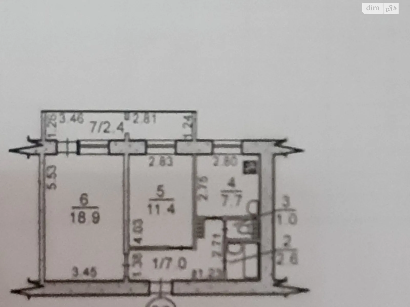 Продается 2-комнатная квартира 51 кв. м в Николаеве, цена: 26500 $