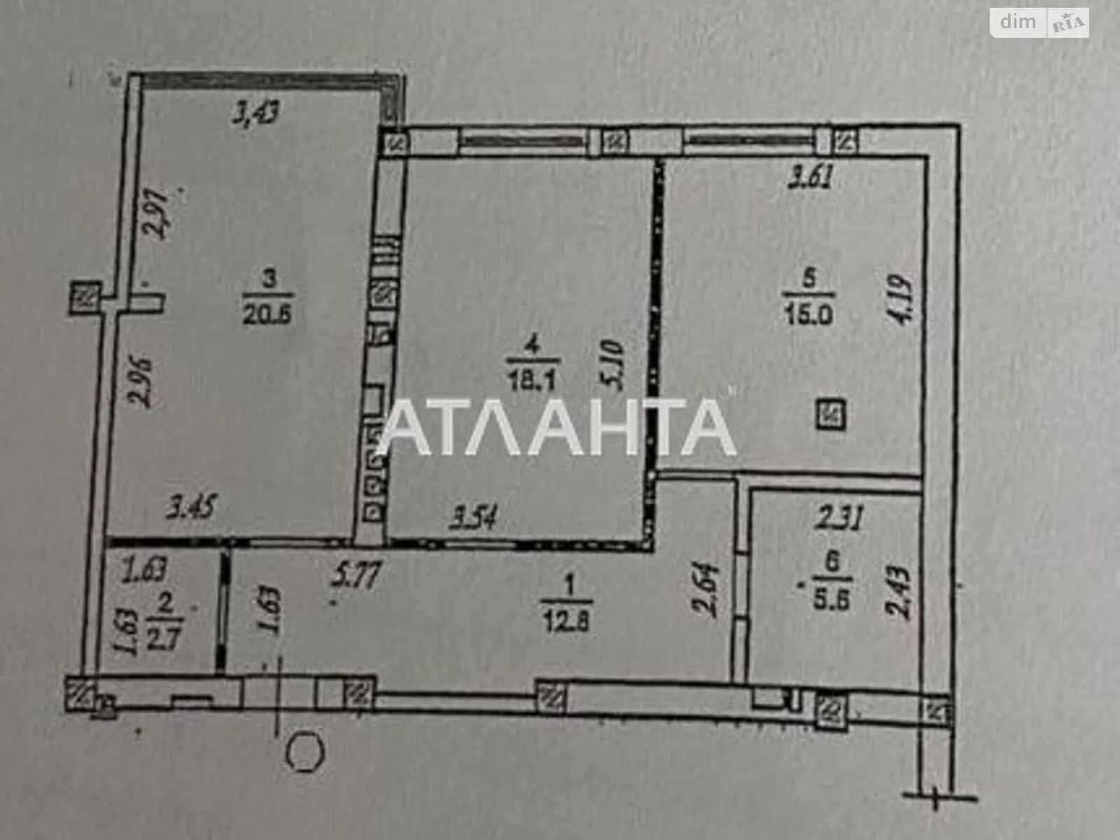 Продается 2-комнатная квартира 70.3 кв. м в Одессе, ул. Львовская, 48М