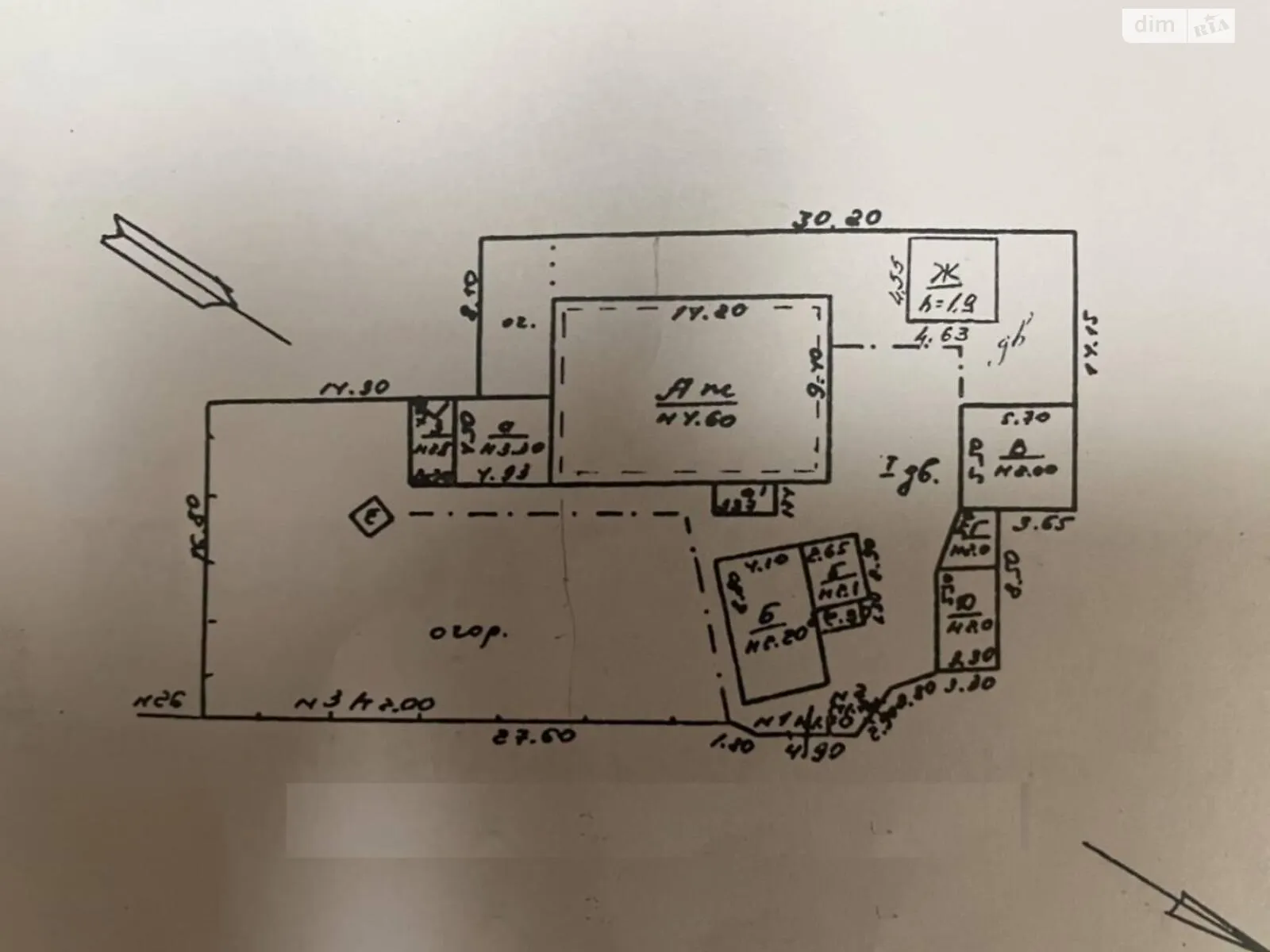 Продається одноповерховий будинок 120 кв. м с басейном, цена: 70000 $