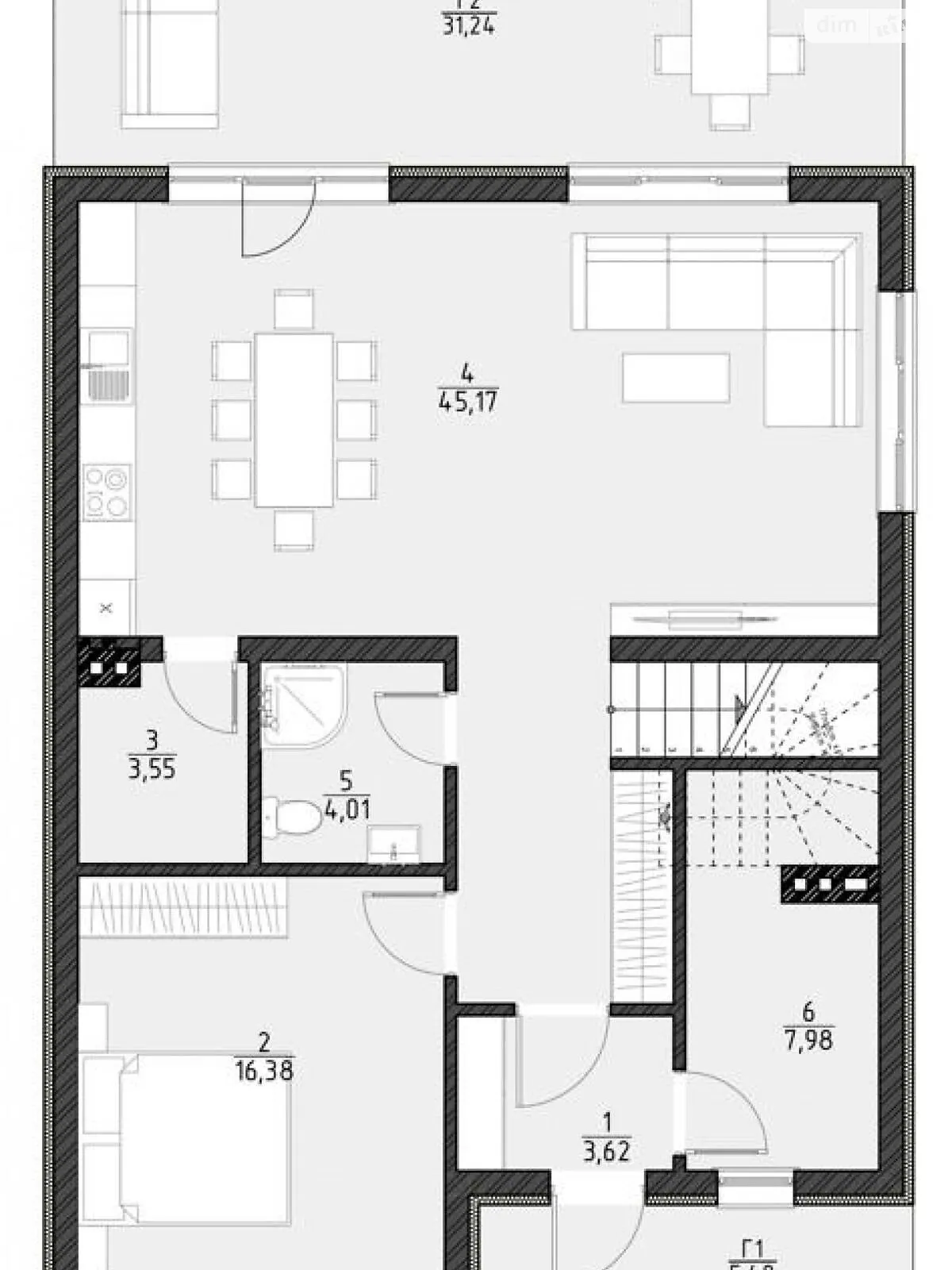 Продается дом на 2 этажа 202 кв. м с беседкой, цена: 318000 $ - фото 1