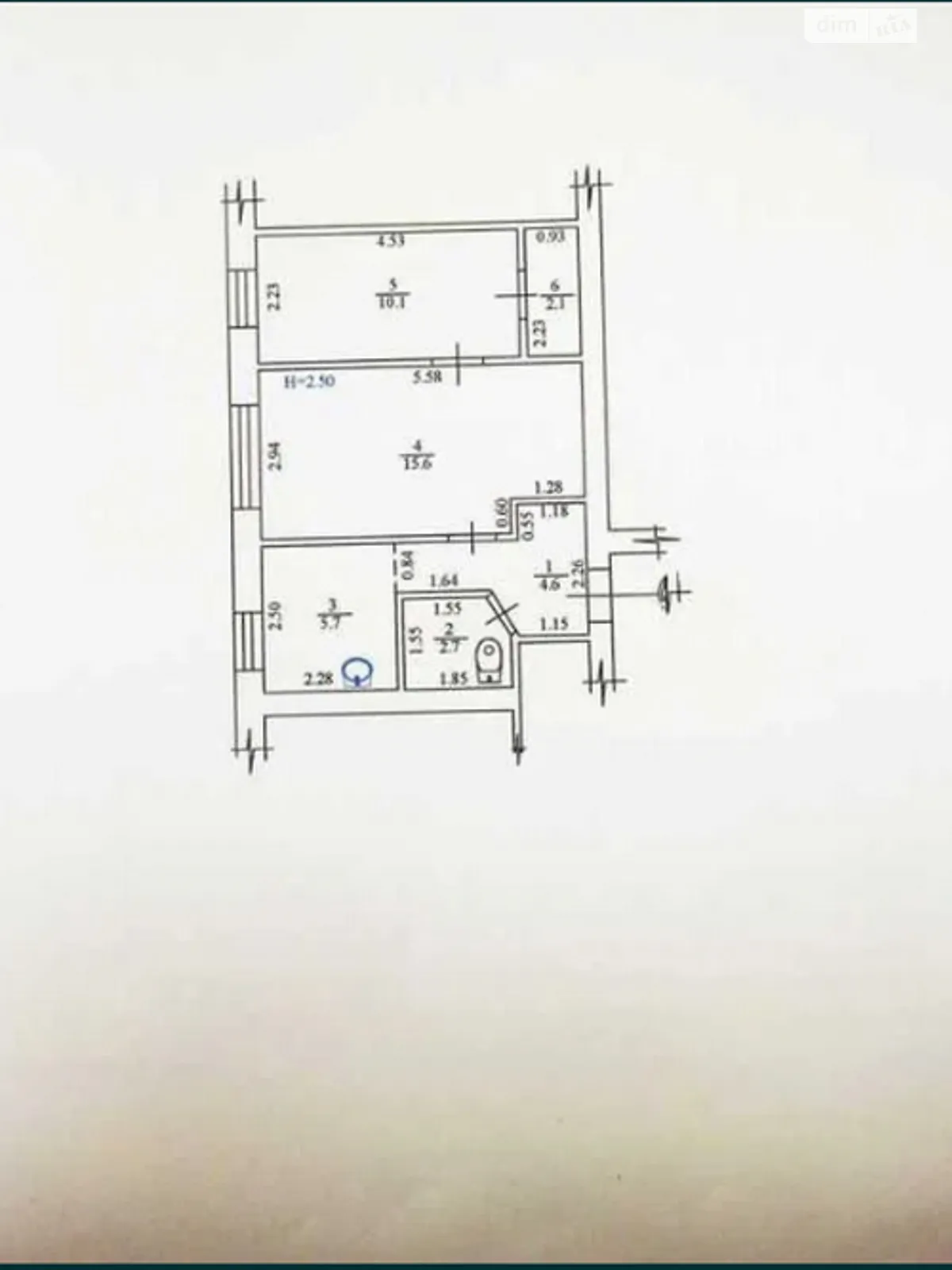 Продається 2-кімнатна квартира 41 кв. м у Харкові, вул. Тобольська, 41А