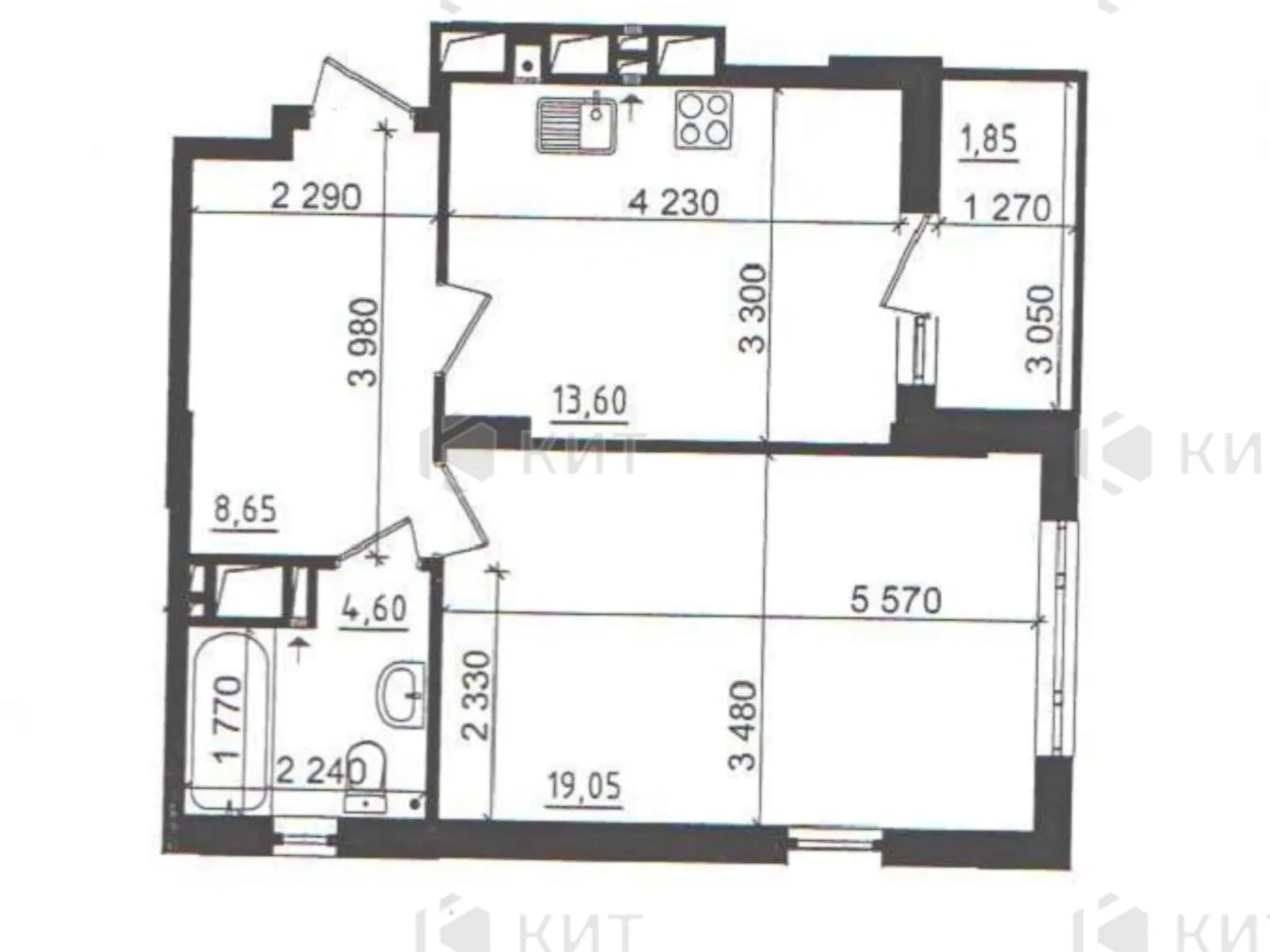 Продається 1-кімнатна квартира 48 кв. м у Харкові, просп. Героїв Харкова(Московський), 158 - фото 1