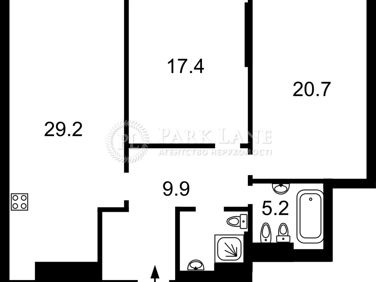 Продается 3-комнатная квартира 87 кв. м в Киеве, ул. Николая Пимоненко, 19