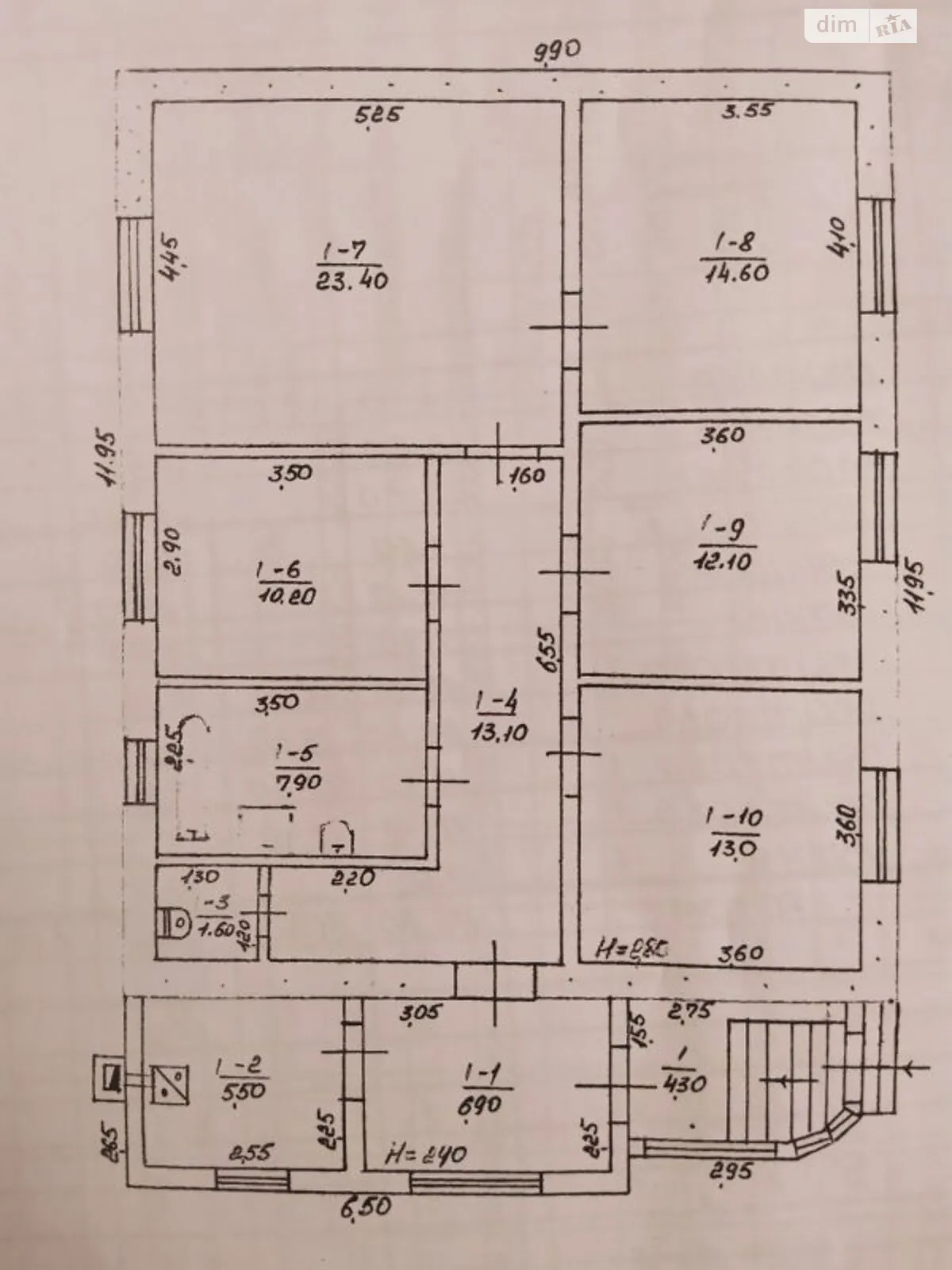 Продается одноэтажный дом 113 кв. м с баней/сауной, цена: 25000 $