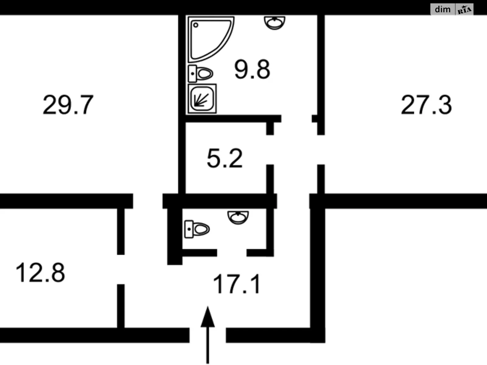 Продается 2-комнатная квартира 106 кв. м в Киеве, ул. Воздвиженская, 48