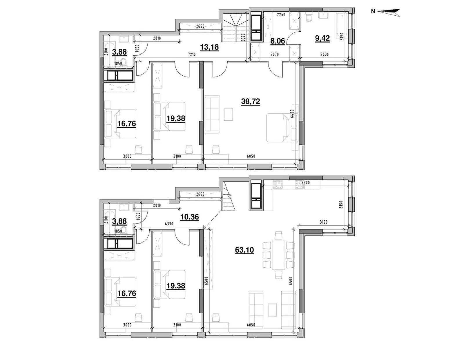 Продается 5-комнатная квартира 222.88 кв. м в Киеве, Железнодорожное шоссе - фото 1