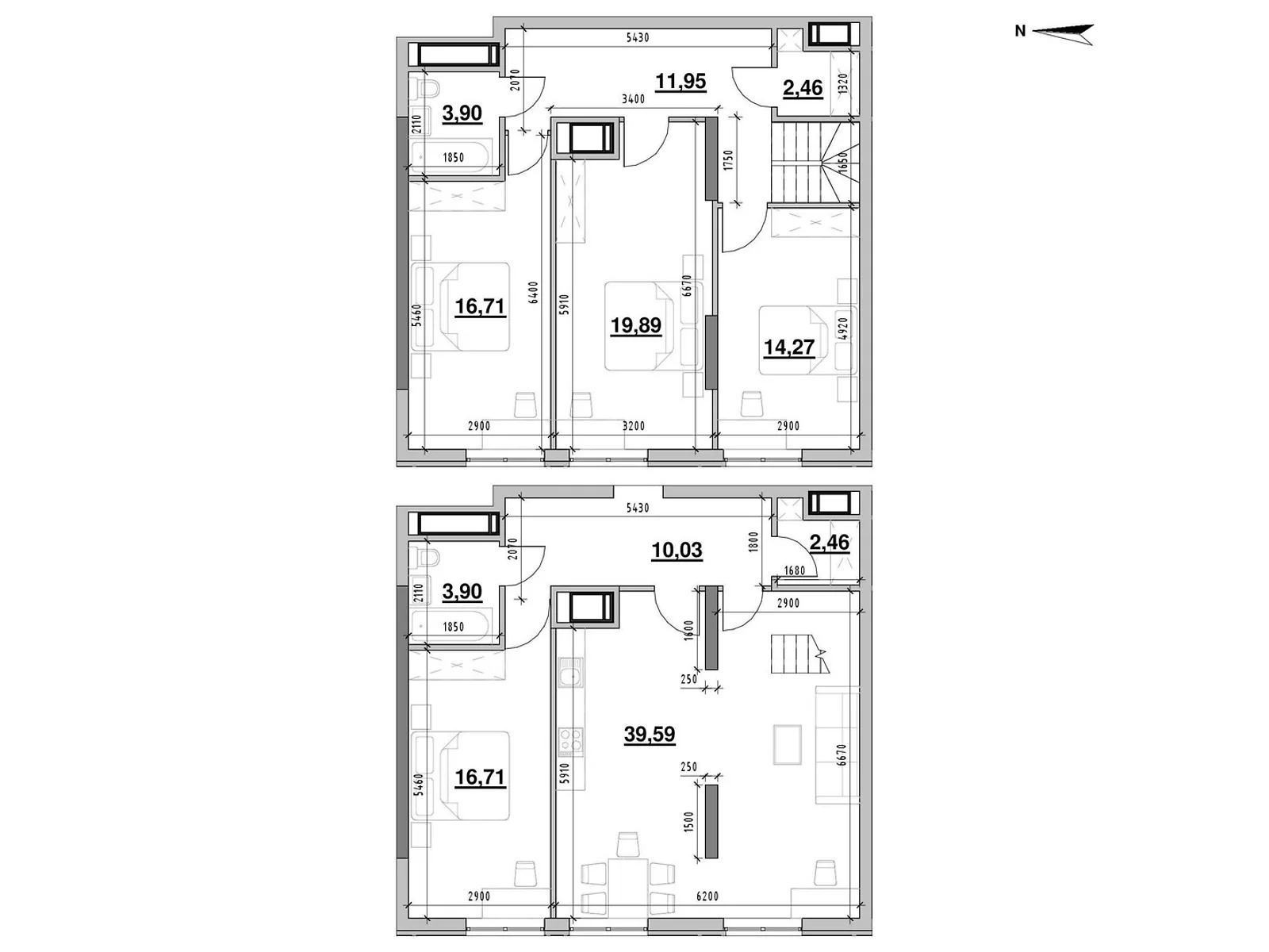 Продается 4-комнатная квартира 141.87 кв. м в Киеве, Железнодорожное шоссе