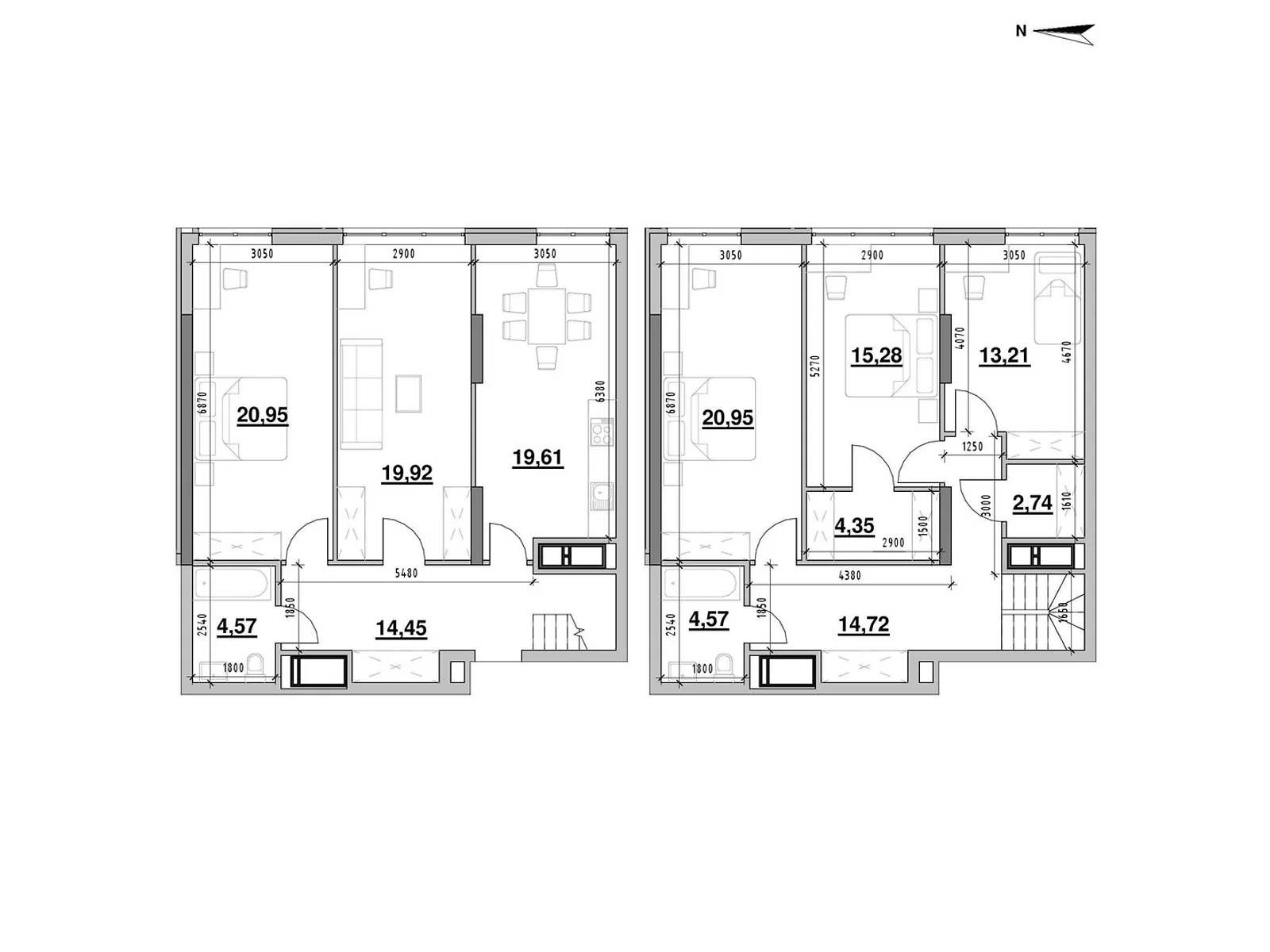 Продается 5-комнатная квартира 155.32 кв. м в Киеве, Железнодорожное шоссе - фото 1