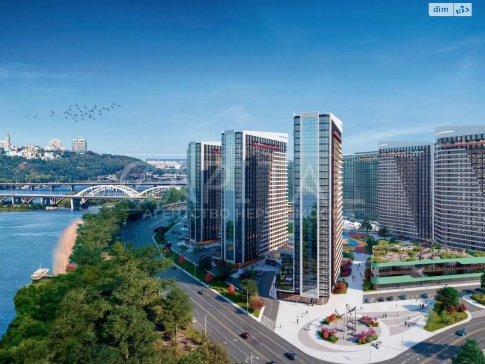 Продается 3-комнатная квартира 104 кв. м в Киеве, наб. Днепровская - фото 1