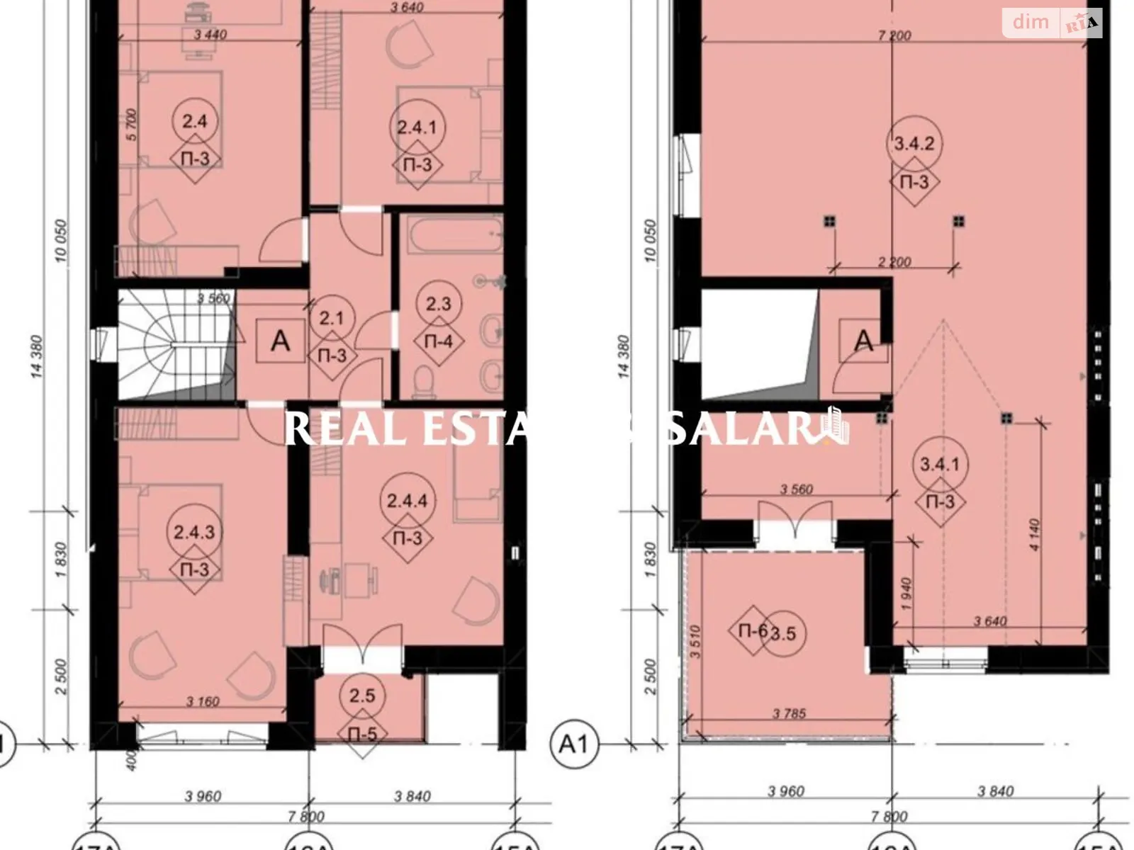 Продается дом на 3 этажа 250 кв. м с баней/сауной - фото 2