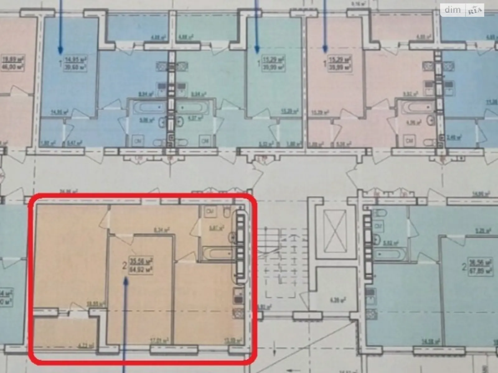 Продается 2-комнатная квартира 65 кв. м в Харькове, просп. Льва Ландау, 2Б