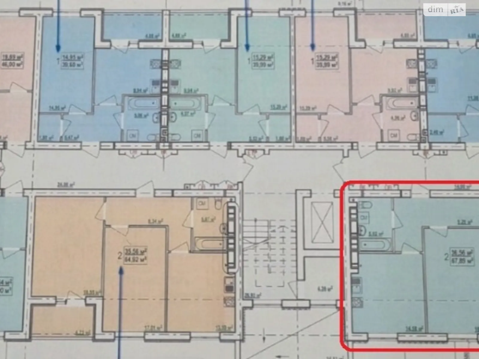 Продается 2-комнатная квартира 68 кв. м в Харькове, просп. Льва Ландау, 2Б