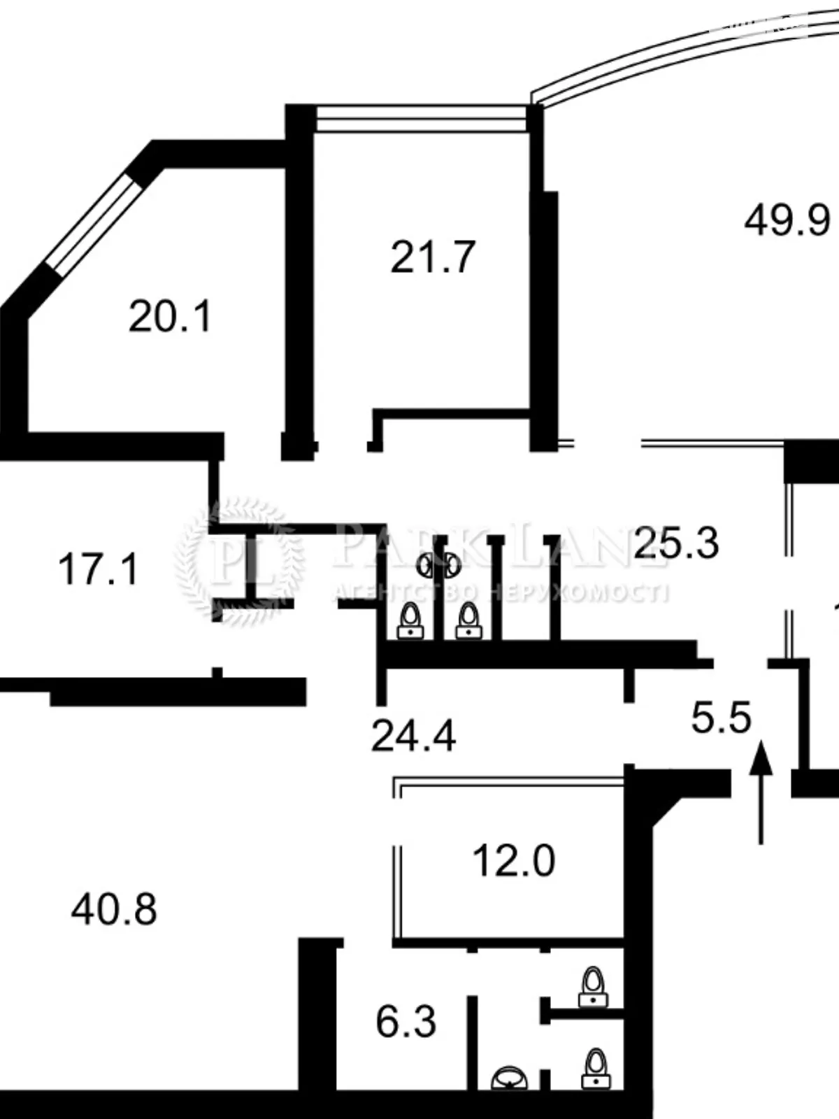 Продается офис 253 кв. м в бизнес-центре - фото 3