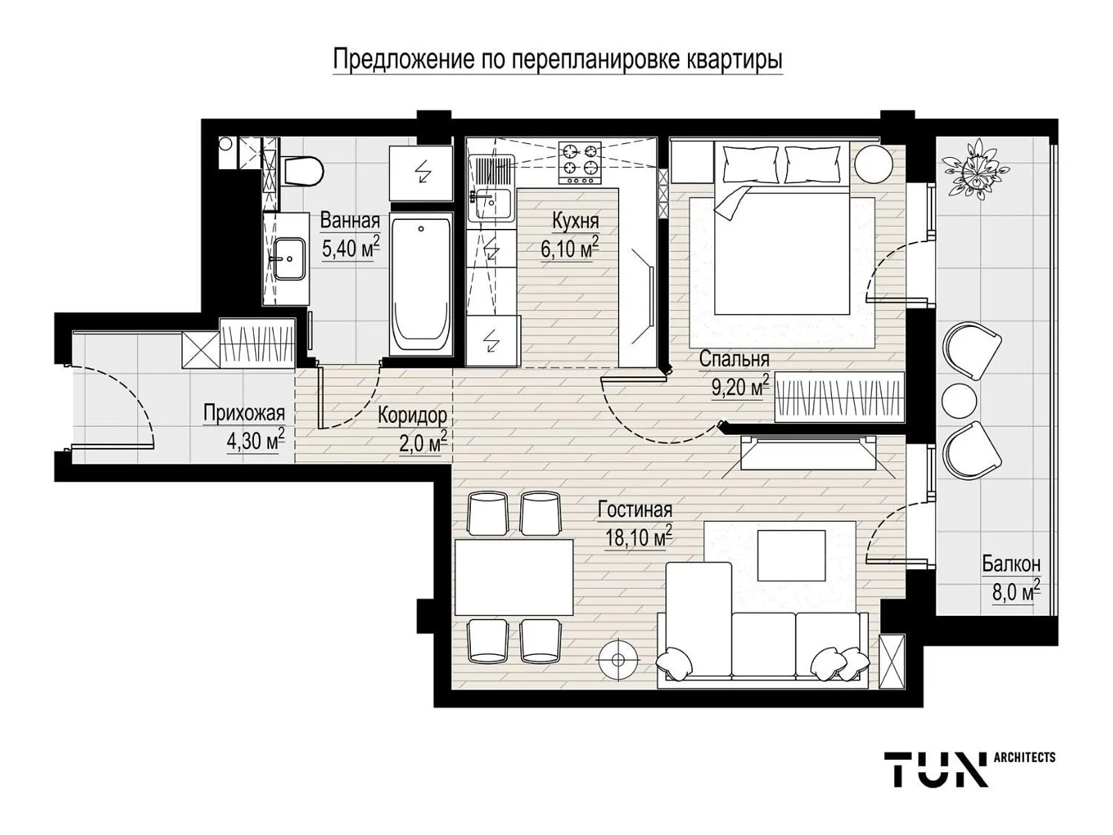Продается 1-комнатная квартира 50 кв. м в Харькове - фото 3