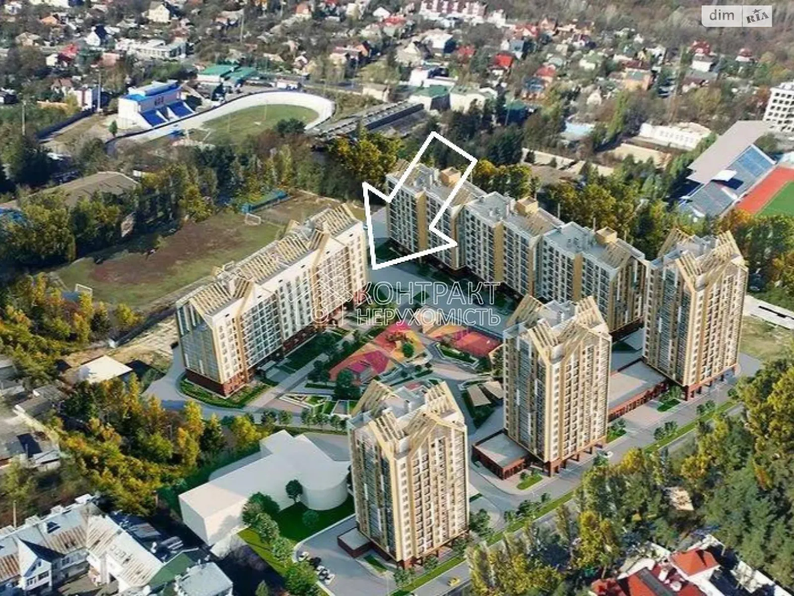 Продается 1-комнатная квартира 71 кв. м в Харькове, ул. Динамовская