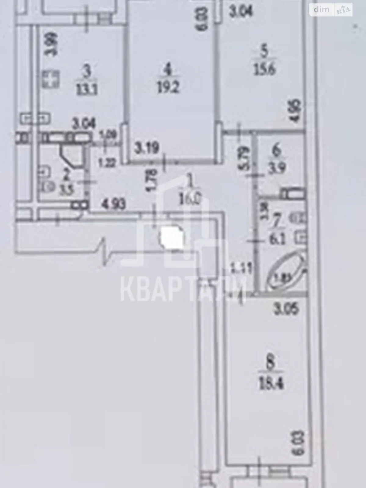 Продается 3-комнатная квартира 105 кв. м в Киеве, ул. Евгения Маланюка(Сагайдака), 101