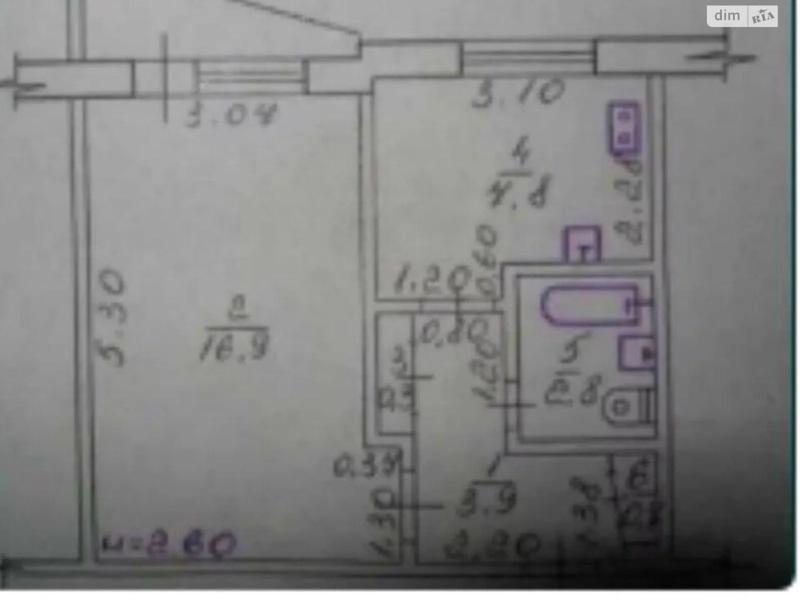 Продається 1-кімнатна квартира 33 кв. м у Харкові, вул. Гвардійців-Широнінців, 59 - фото 1